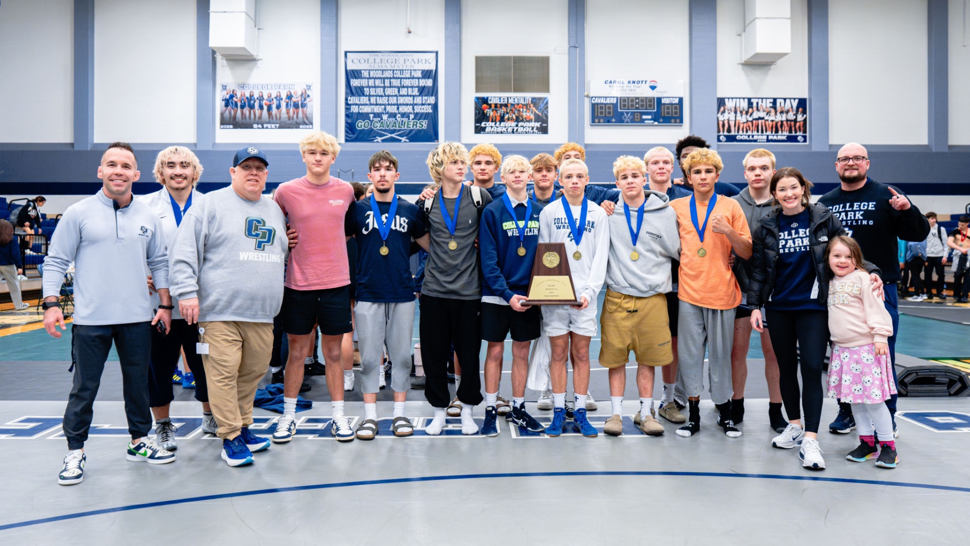Slide 3 - Boys Wrestling Brings Home 8th Straight District Title