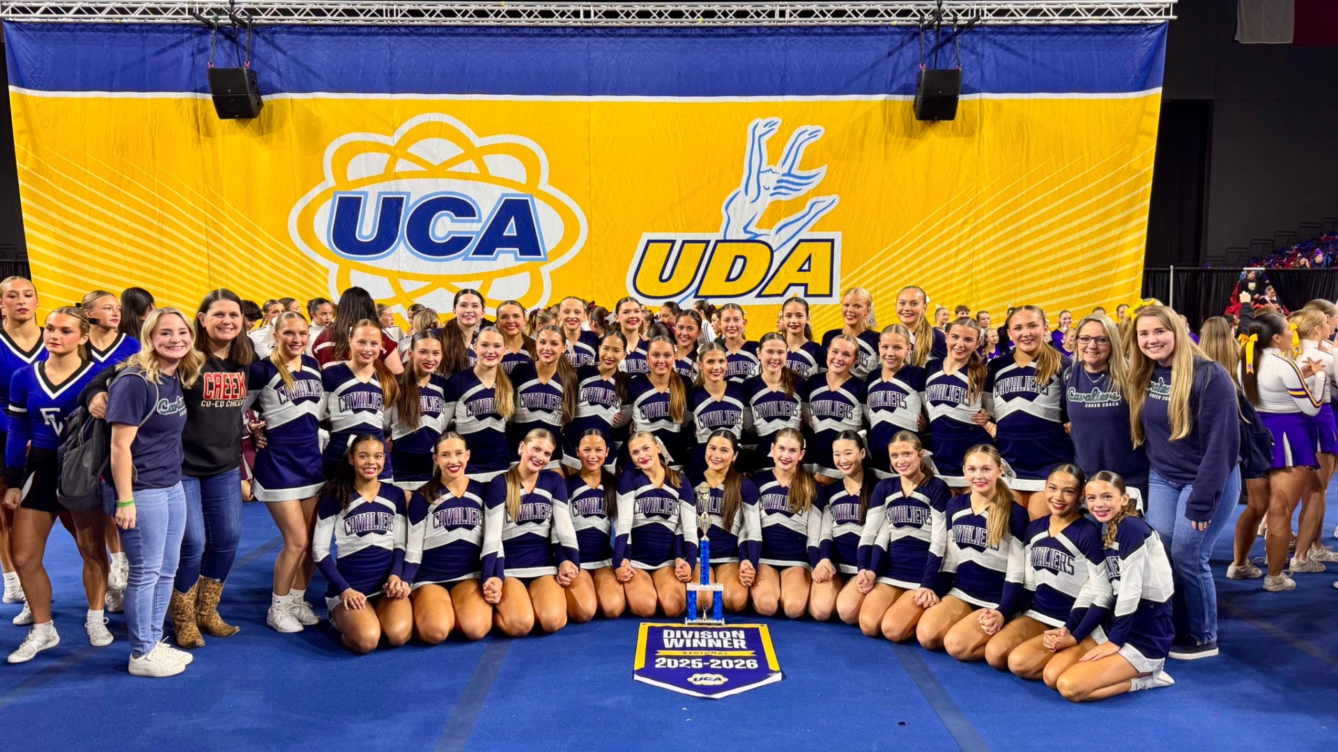 Slide 0 - Cheer takes 1st in their division at UCA Competition