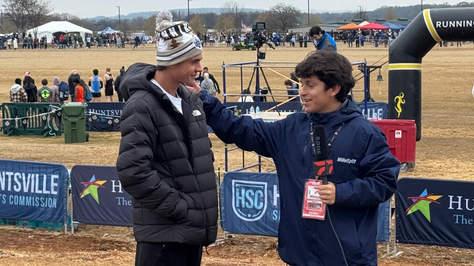 Slide 0 - Camden Gibson breaks school record with 14:52 at New Balance Nationals