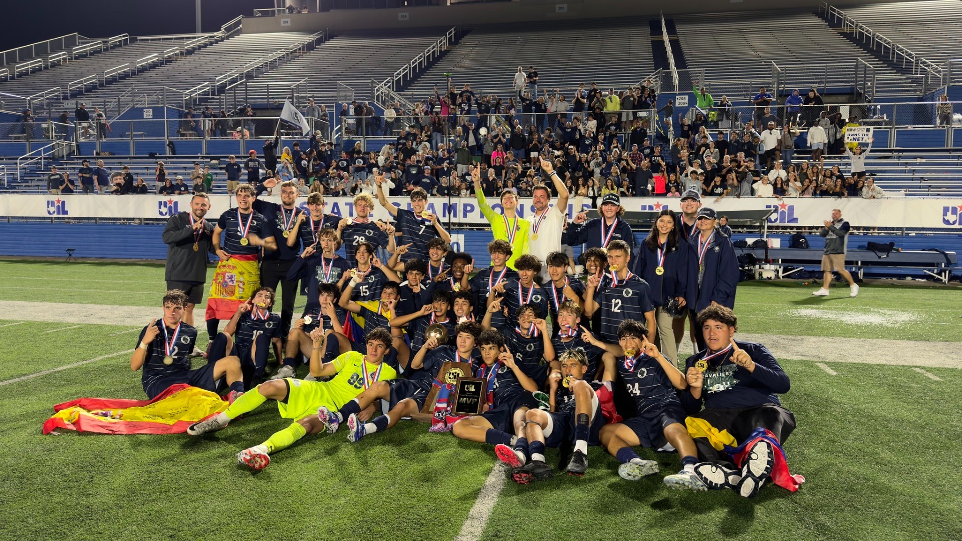 Slide 0 - MEN'S SOCCER STATE CHAMPIONS!