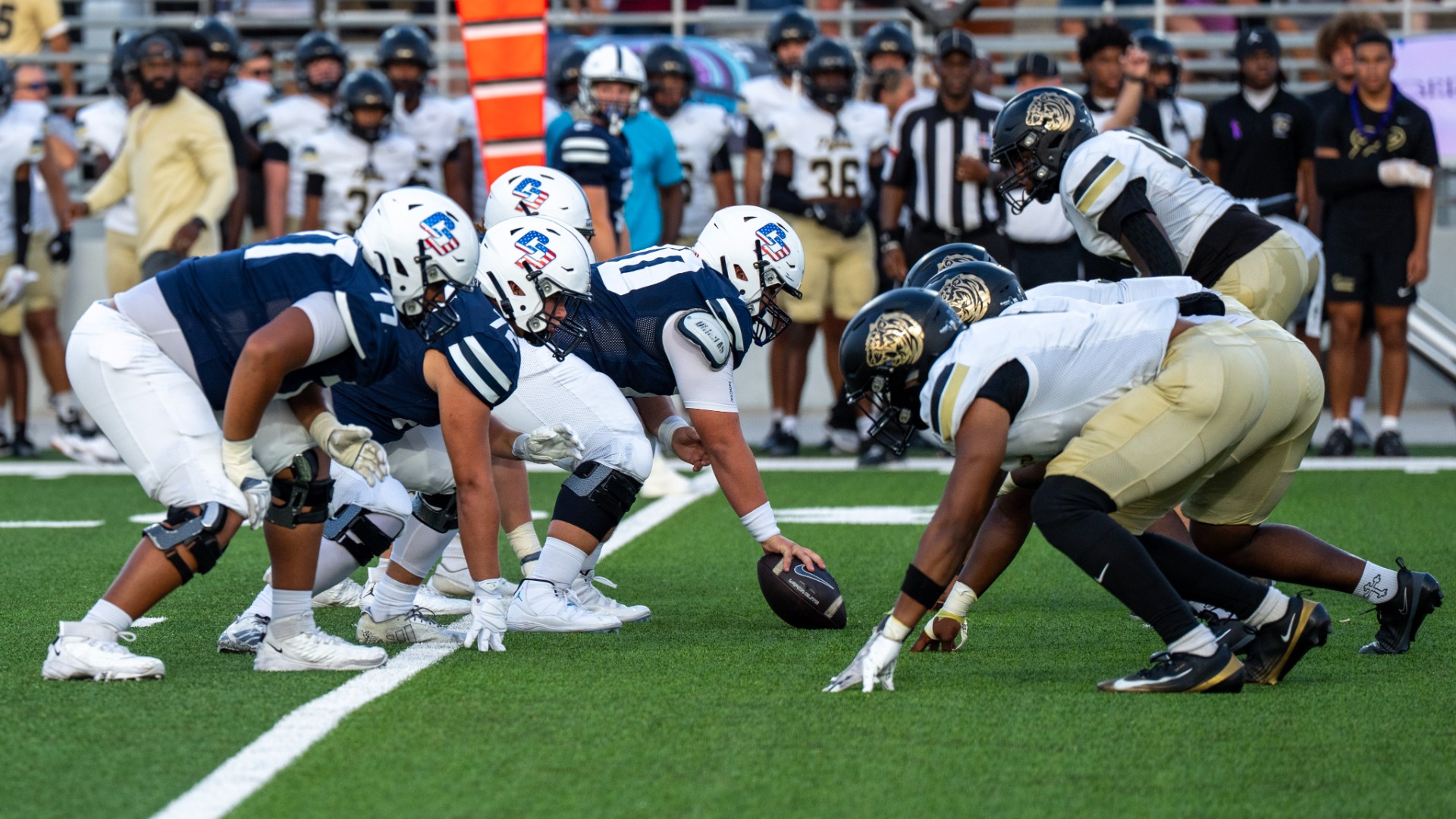 Slide 7 - CAVALIERS BLANK CONROE IN DISTRICT OPENER: 35-0