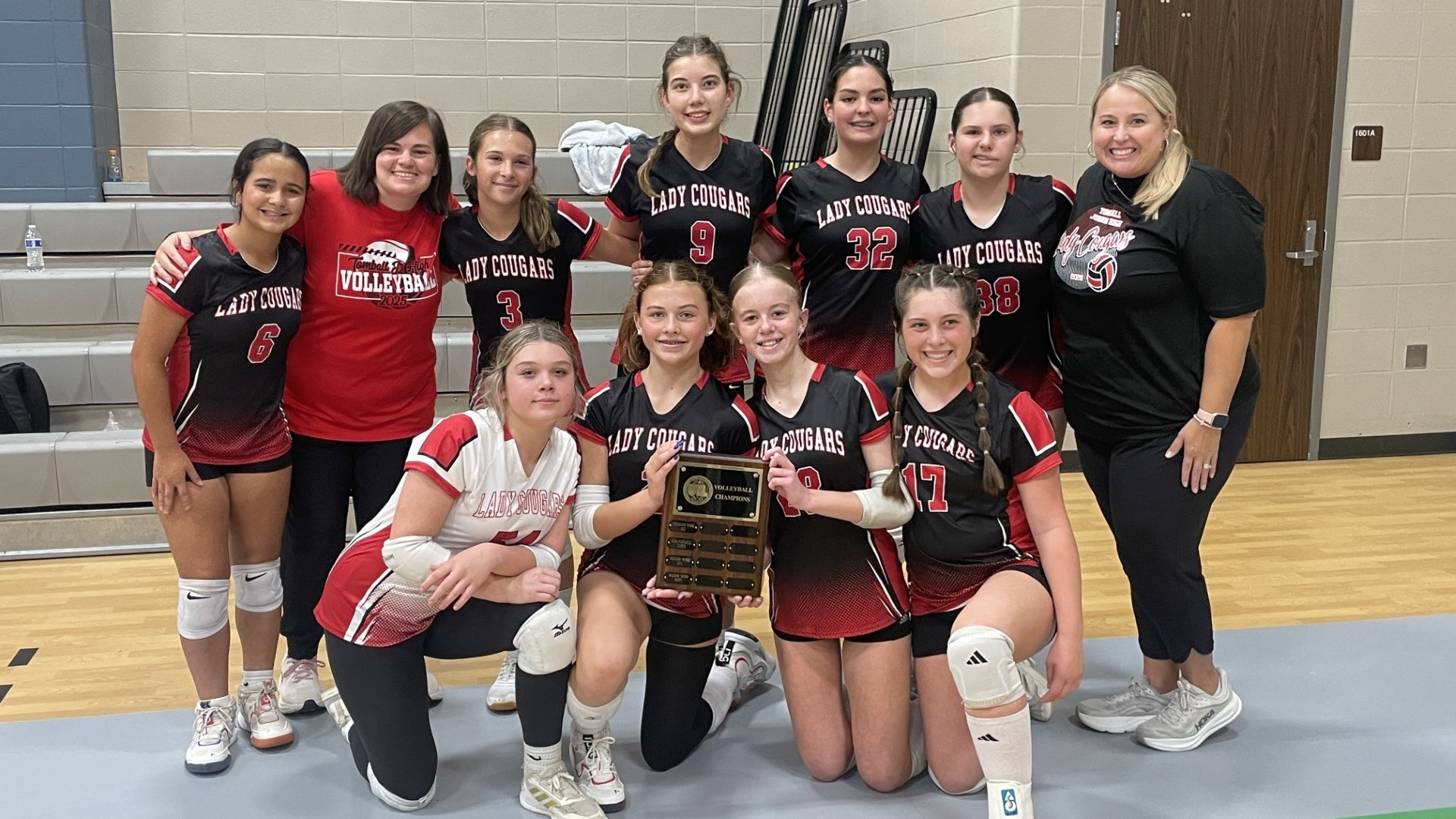 Slide 0 - 7th Grade A Team Volleyball takes FIRST PLACE at the Klein Intermediate VB Tournament