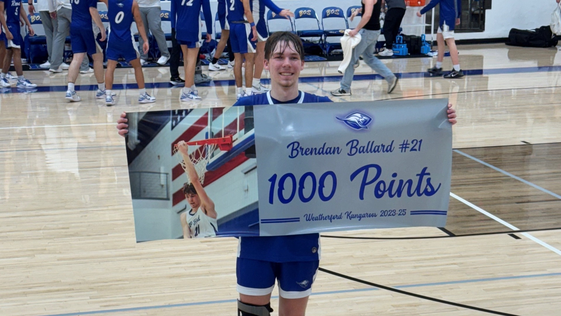 Slide 6 - Ballard Scores 1000th; Roos Cruise Past Boswell