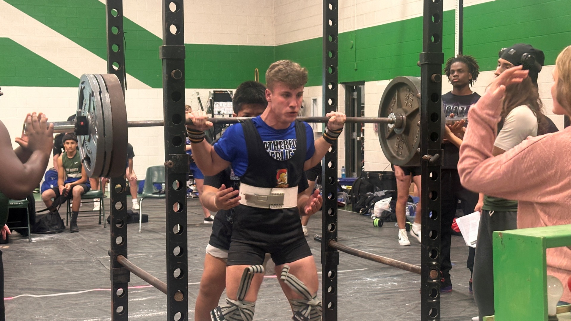 Slide 5 - Boys Powerlifting Qualifies for Regional