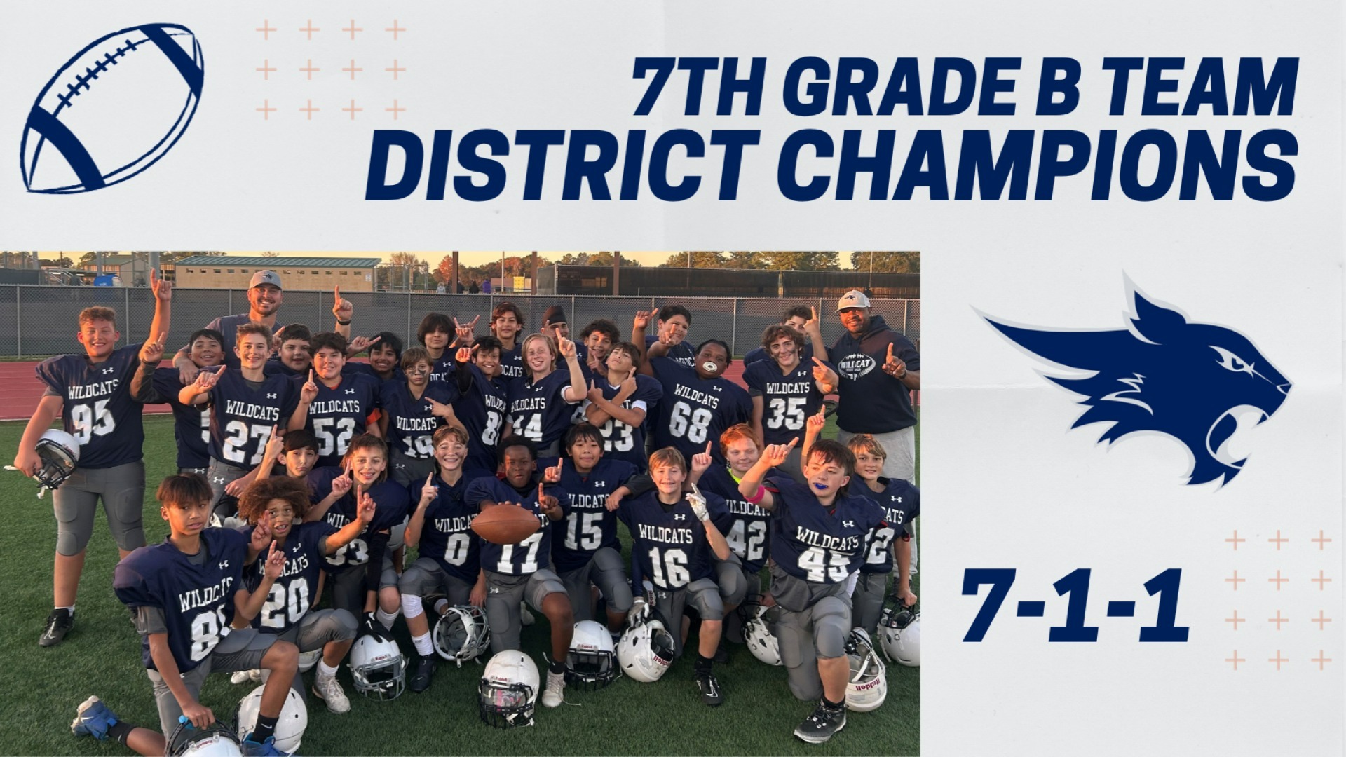 Slide 4 - 2023 7th Grade B District Champions