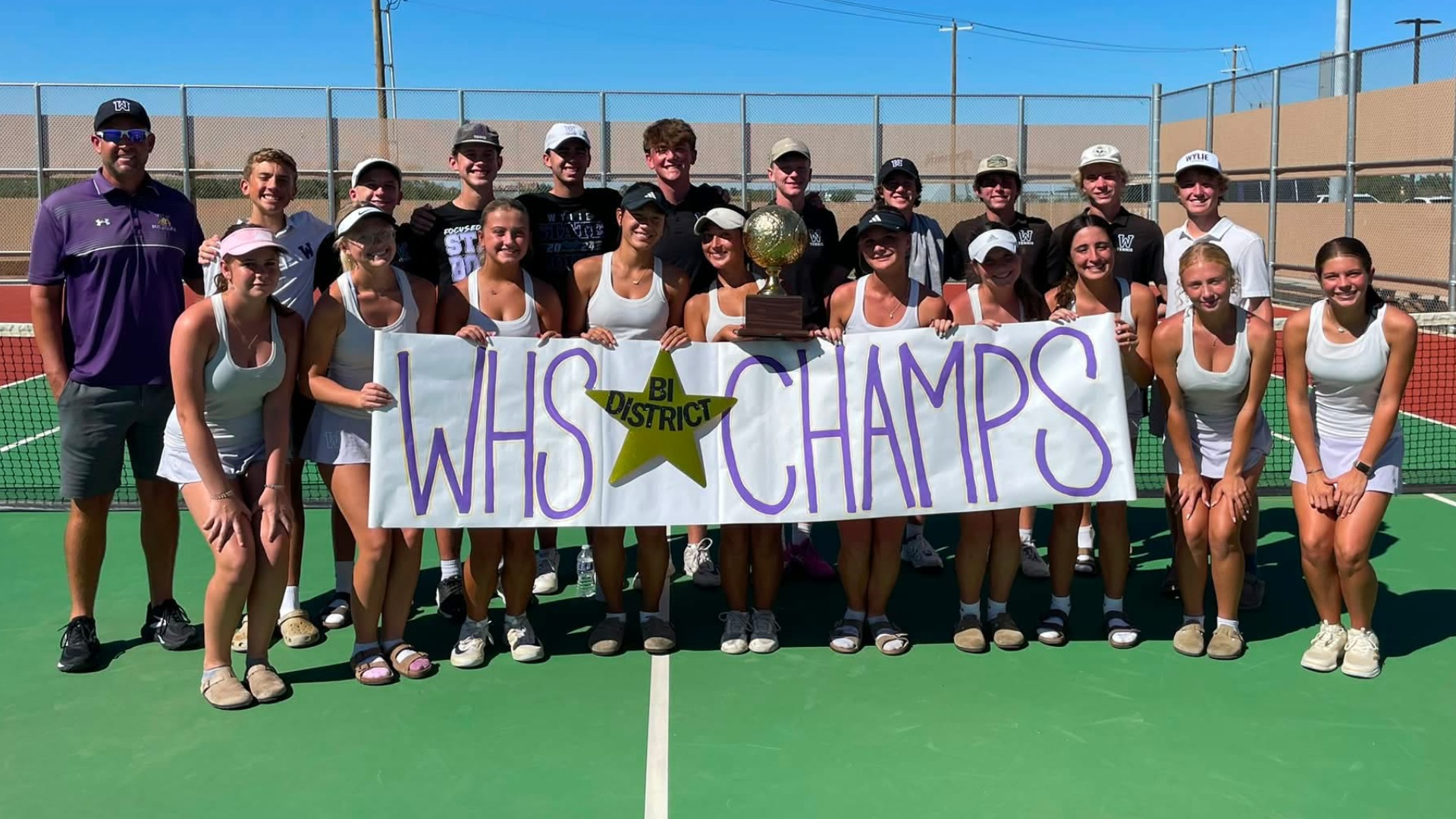 Wylie Tennis Bi-District Champs 2026