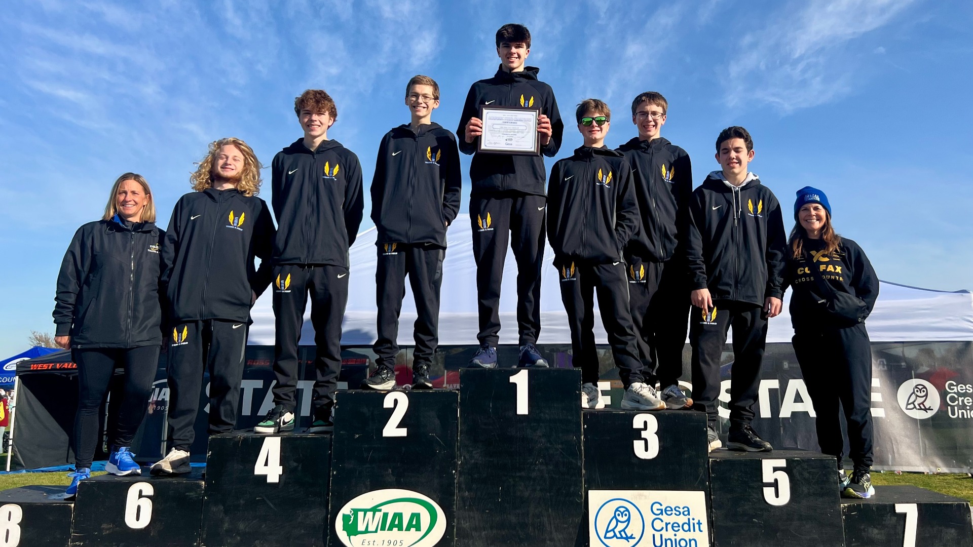 Slide 2 - 2025 Boys Cross Country Academic Award State Champions