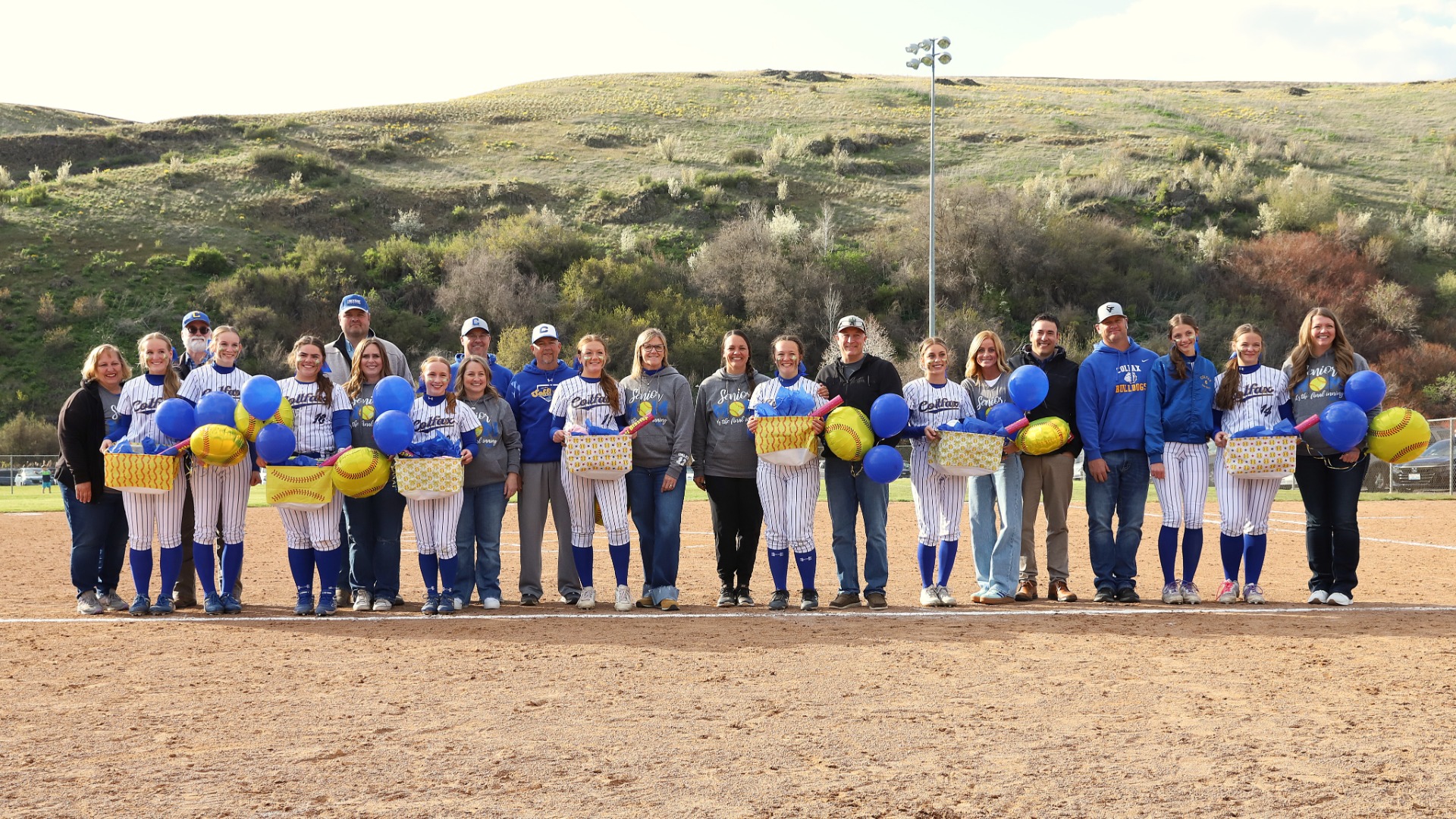Slide 6 - Softball Senior Night- Players and Parents