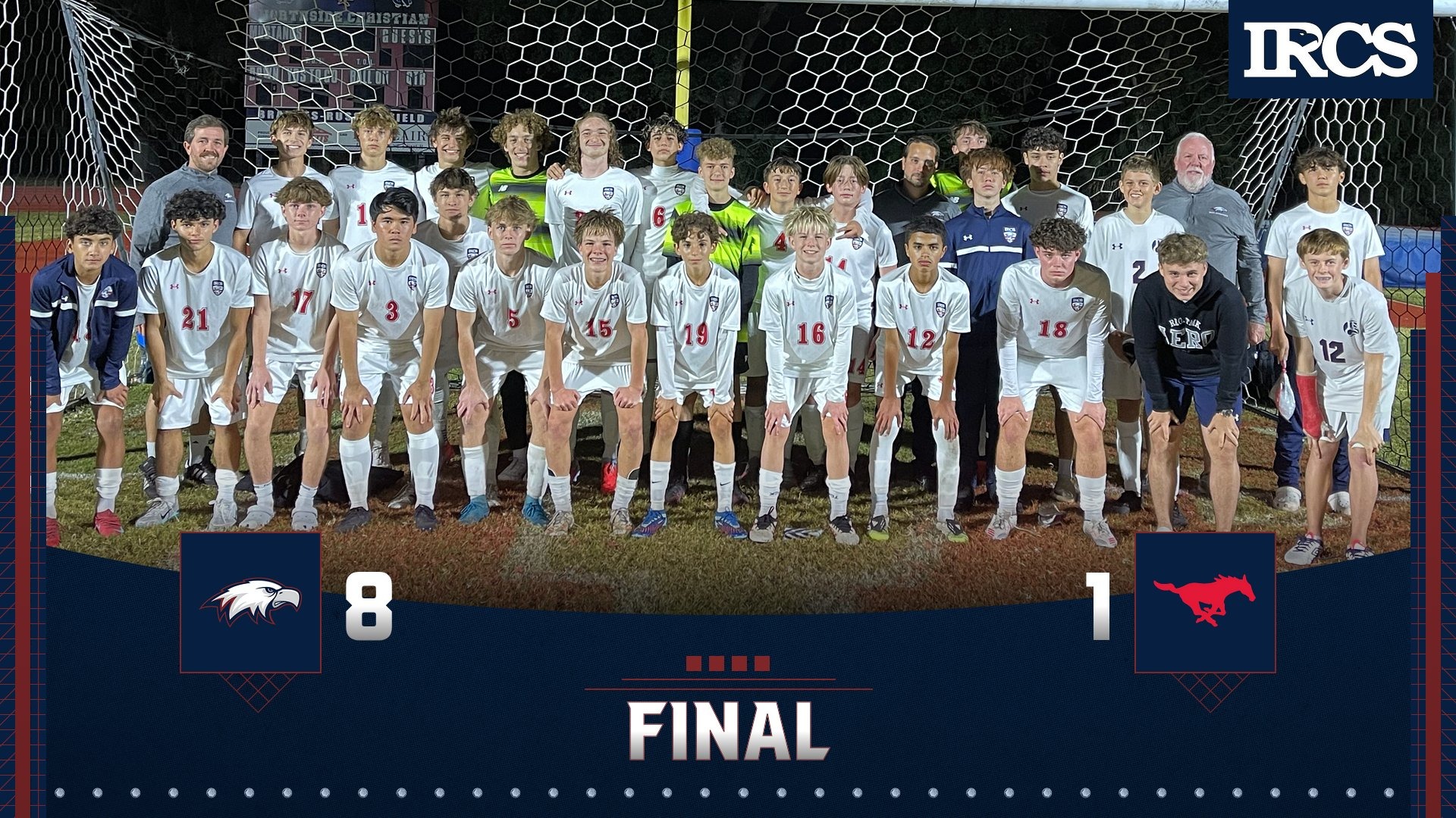 Slide 4 - EAGLES BOYS SOCCER GET THEIR WIN OF THE SEASON 