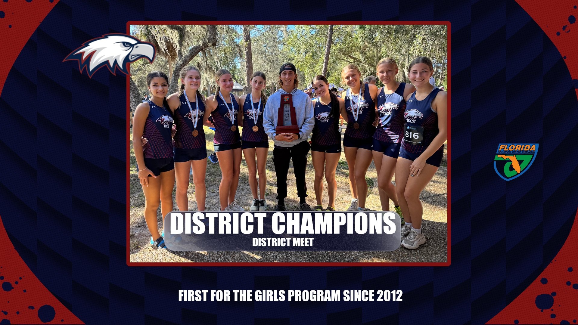 Slide 6 - EAGLES GIRLS XC WIN THE DISTRICT CHAMPIONSHIP 