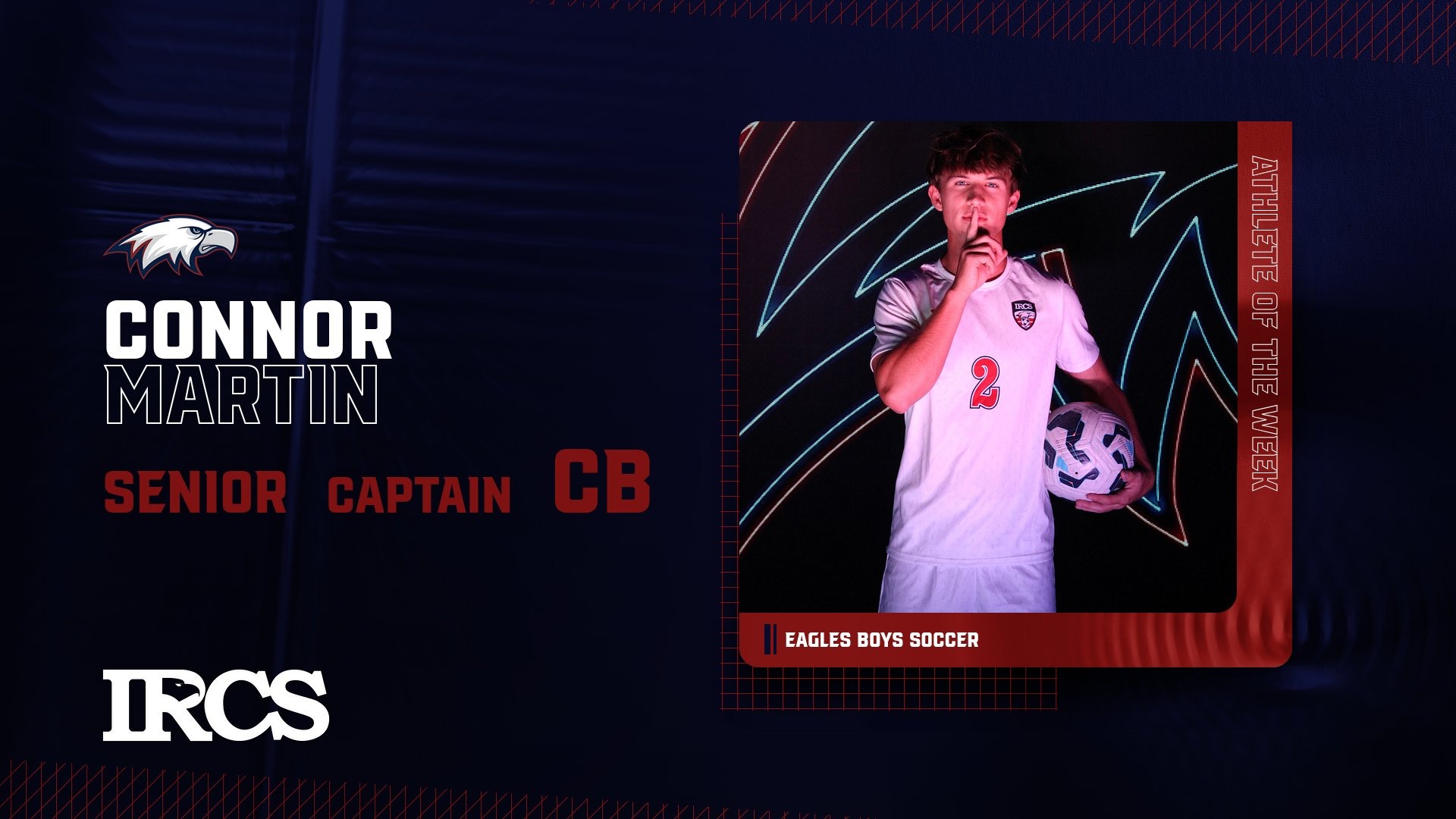 Slide 6 - CONNOR MARTIN IS THE EAGLES ATHLETE OF THE WEEK 