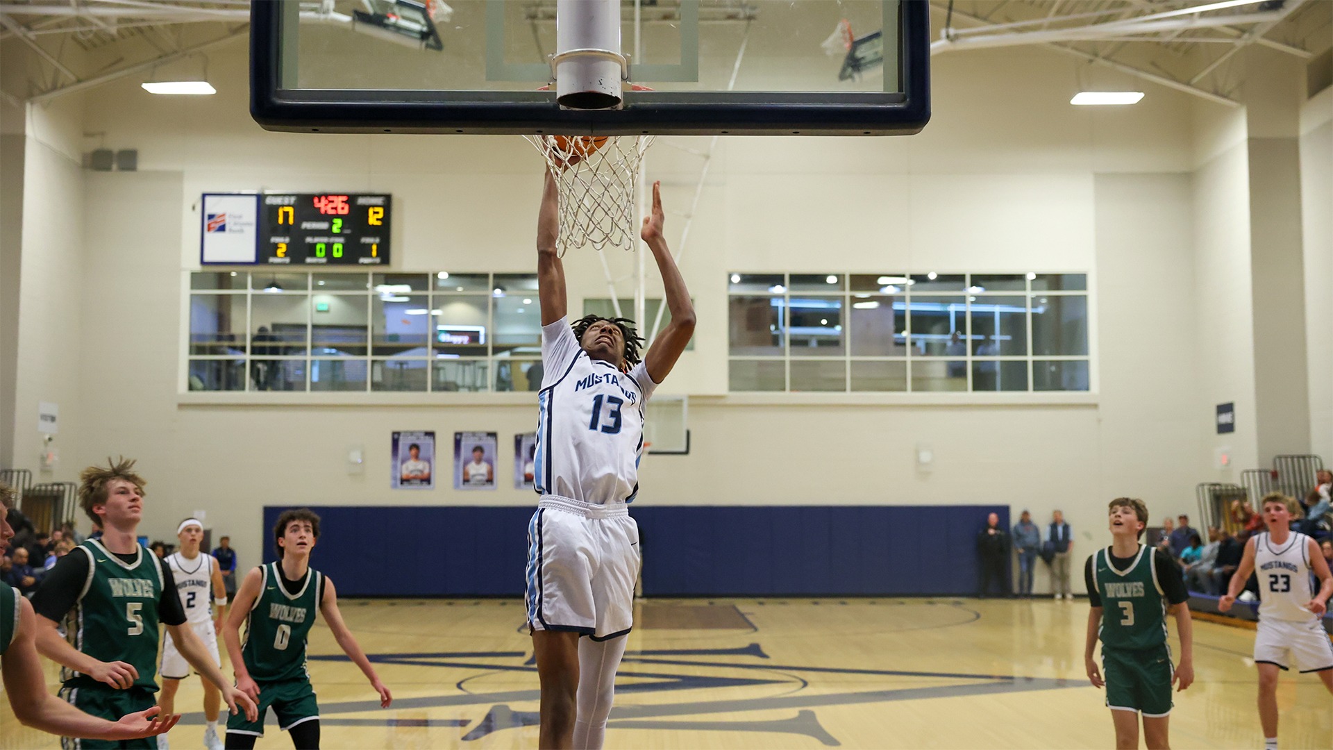 Slide 0 - SECOND HALF SURGE SENDS VARSITY BOYS BASKETBALL PAST MARIETTA HIGH SCHOOL, 58-51