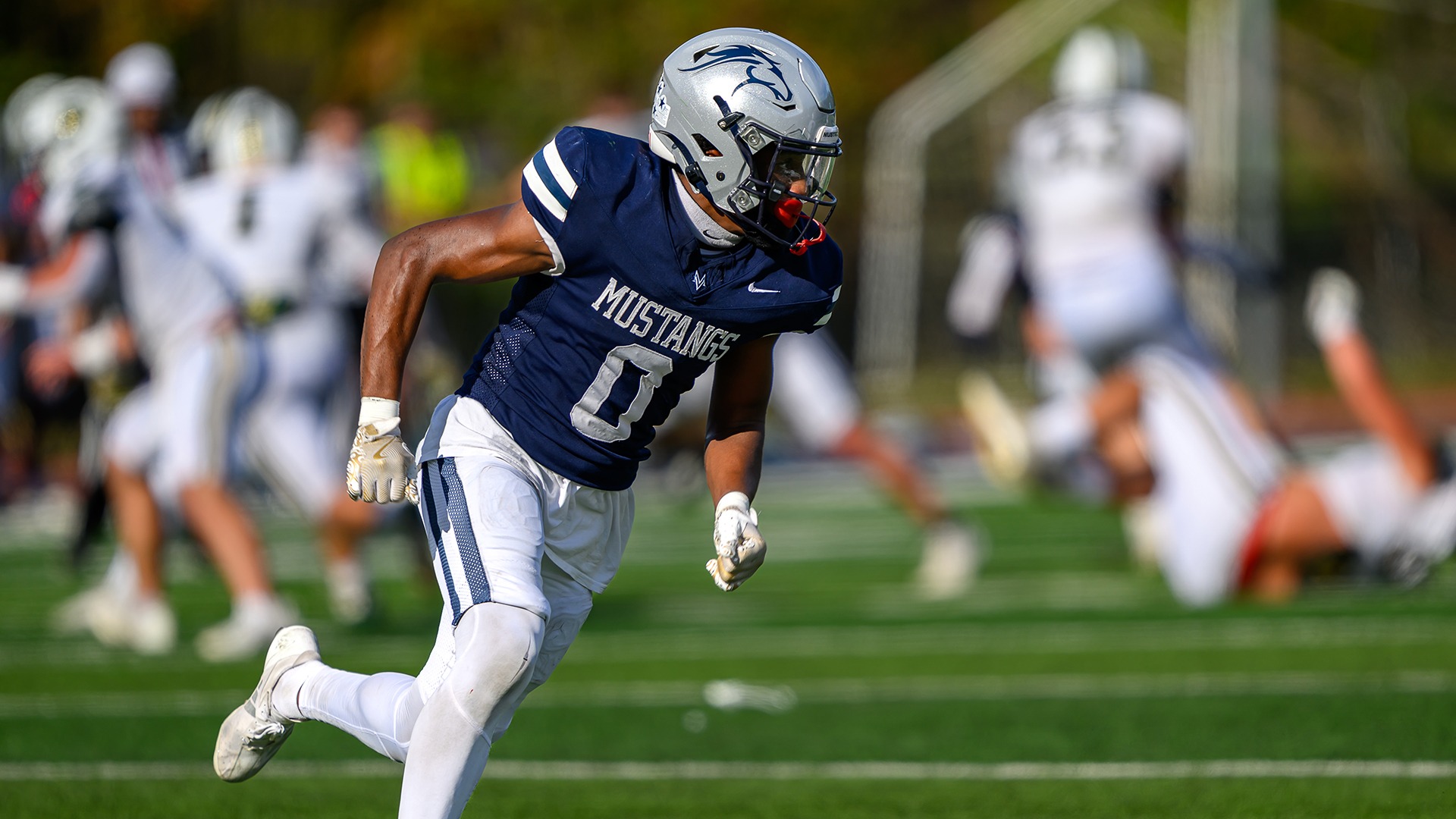 Slide 0 - VARSITY FOOTBALL DEFEATS KING'S RIDGE ON SENIOR NIGHT, 24-17