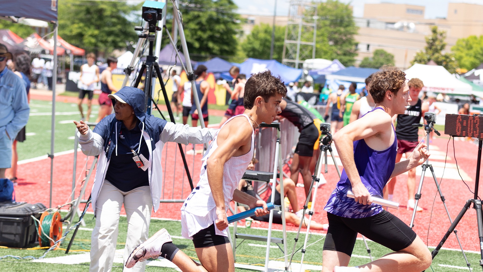 Slide 0 - VARSITY TRACK & FIELD POSTS STRONG FINISHES AT GAC MEET