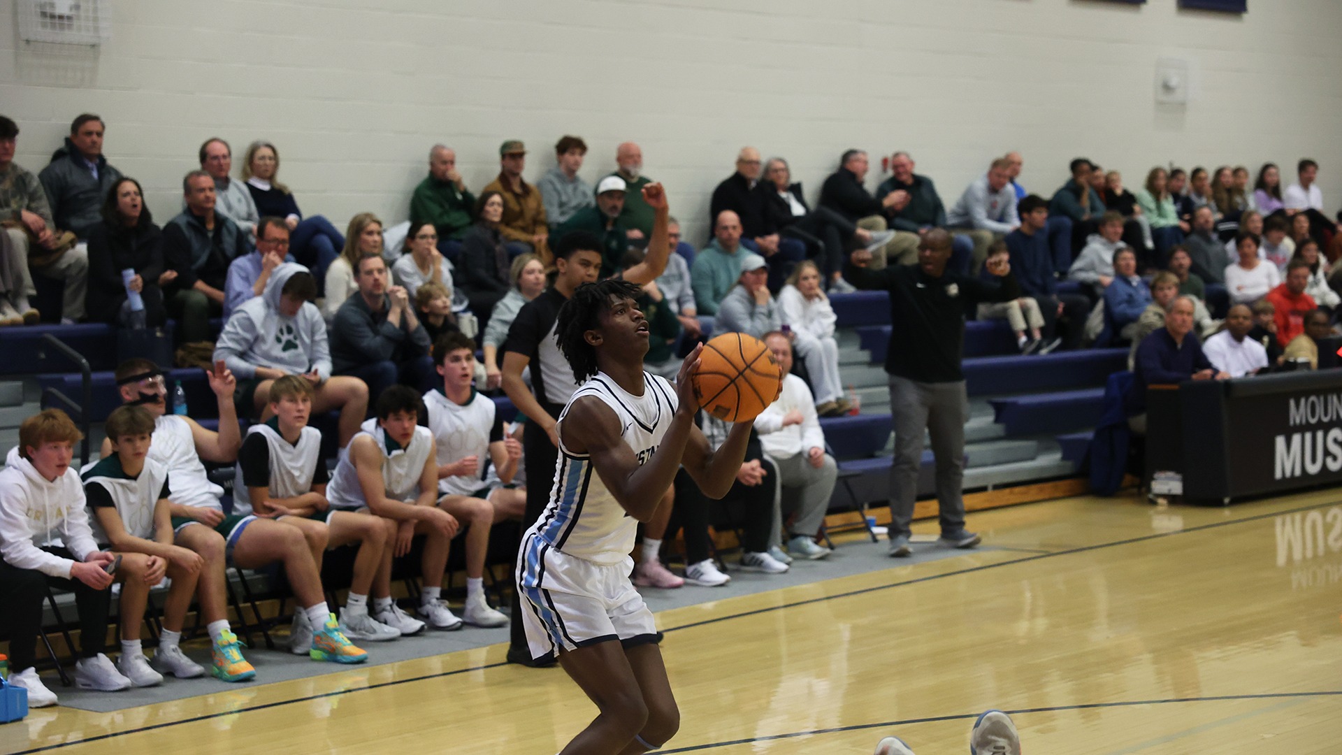 Slide 0 - VARSITY BOYS BASKETBALL OUTLASTS MOUNT PARAN EAGLES, 63-61