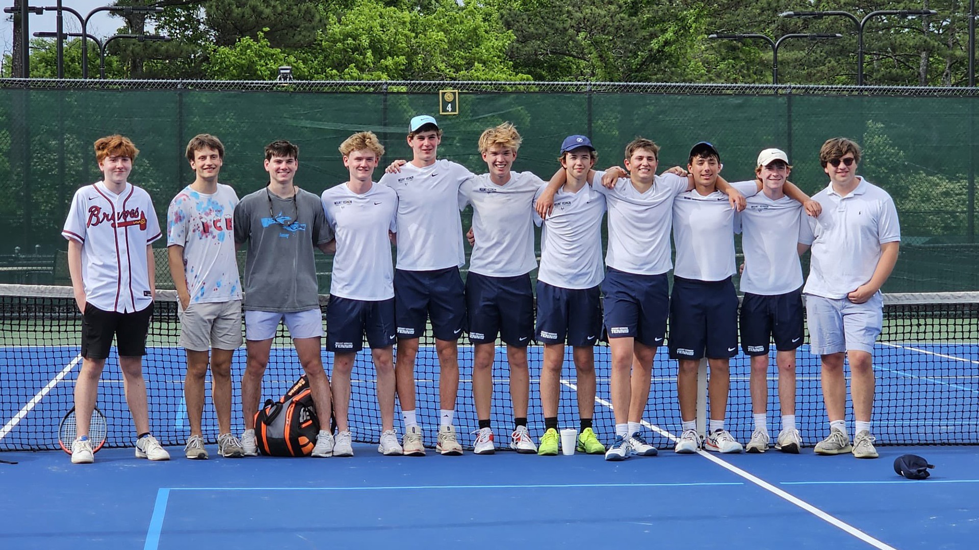 Mt. Vernon Slide 1 - BOYS TENNIS RETURNS TO STATE CHAMPIONSHIP WITH 3-1 WIN OVER GALLOWAY