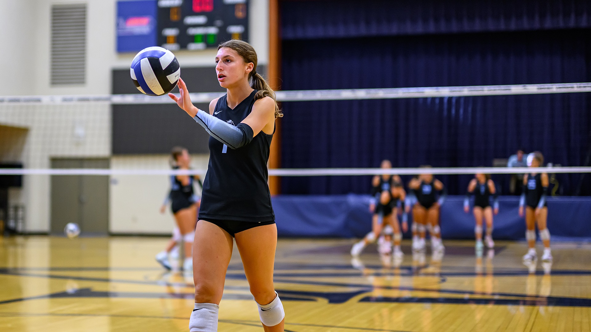 Slide 0 - VARSITY VOLLEYBALL NETS 2-0 ROAD WIN OVER PAIDEIA SCHOOL