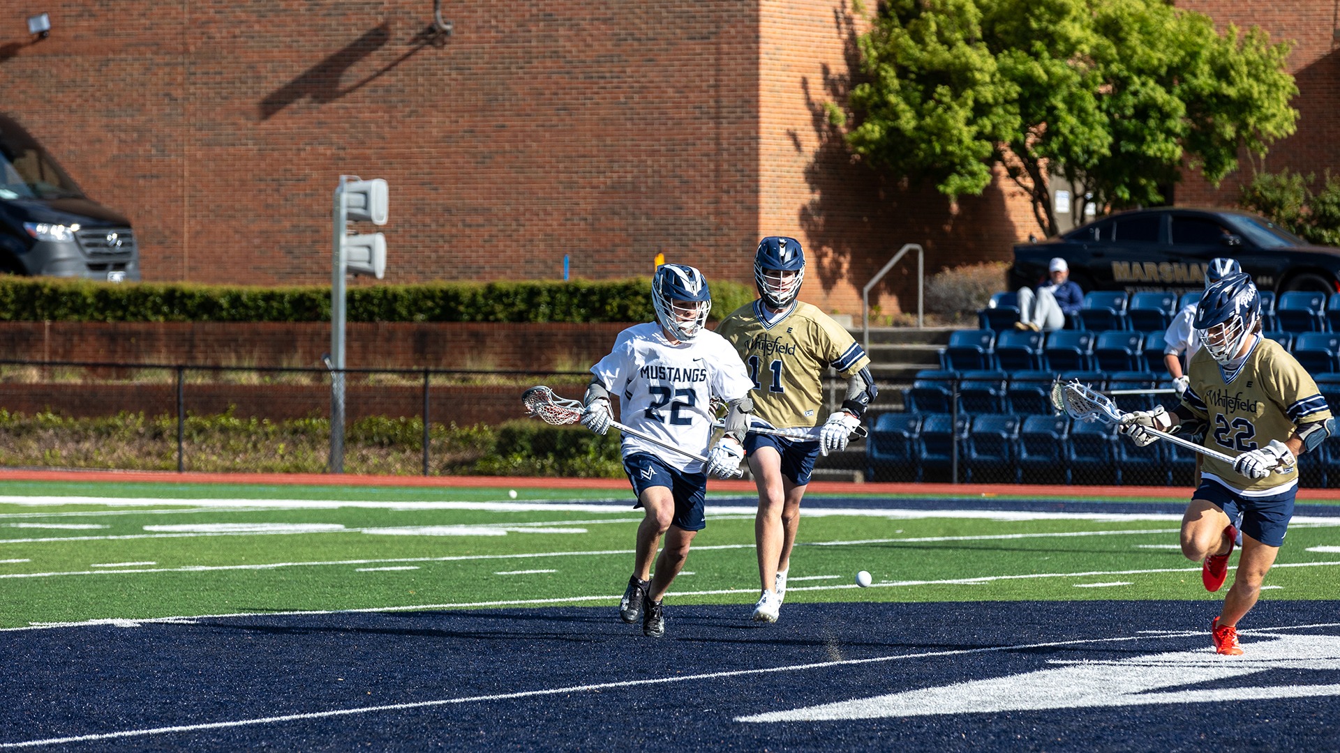 Slide 1 - VARSITY BOYS LACROSSE DEFEATS RIVERWOOD RAIDERS, 11-0