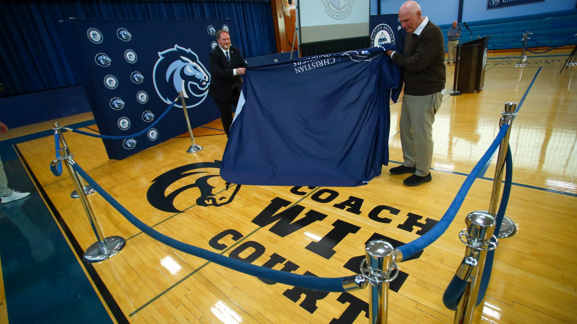 Slide 1 - LANDMARK CBA BASKETBALL FACILITY DEDICATED TO CHAMPIONSHIP COACHES