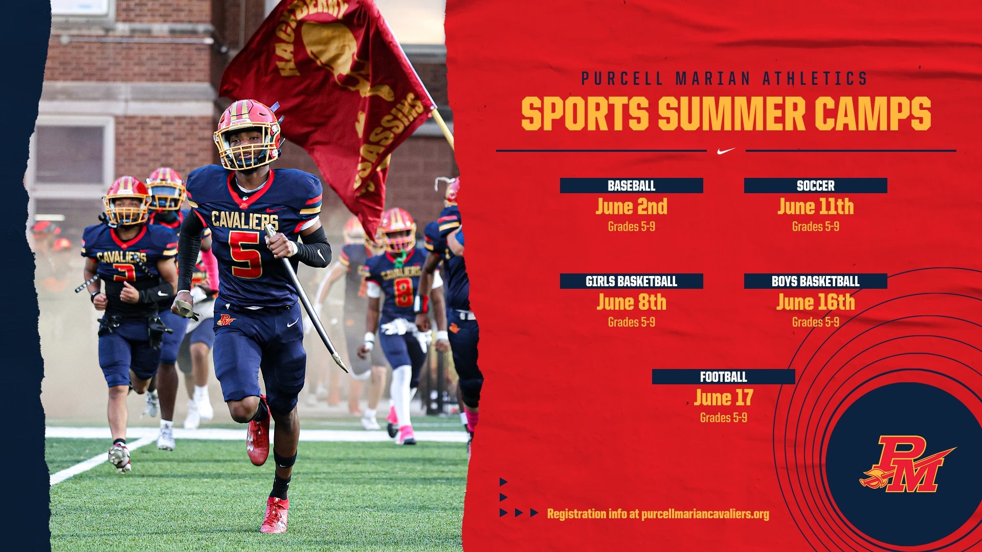 Slide 2 - PURCELL MARIAN SPORTS SUMMER CAMPS