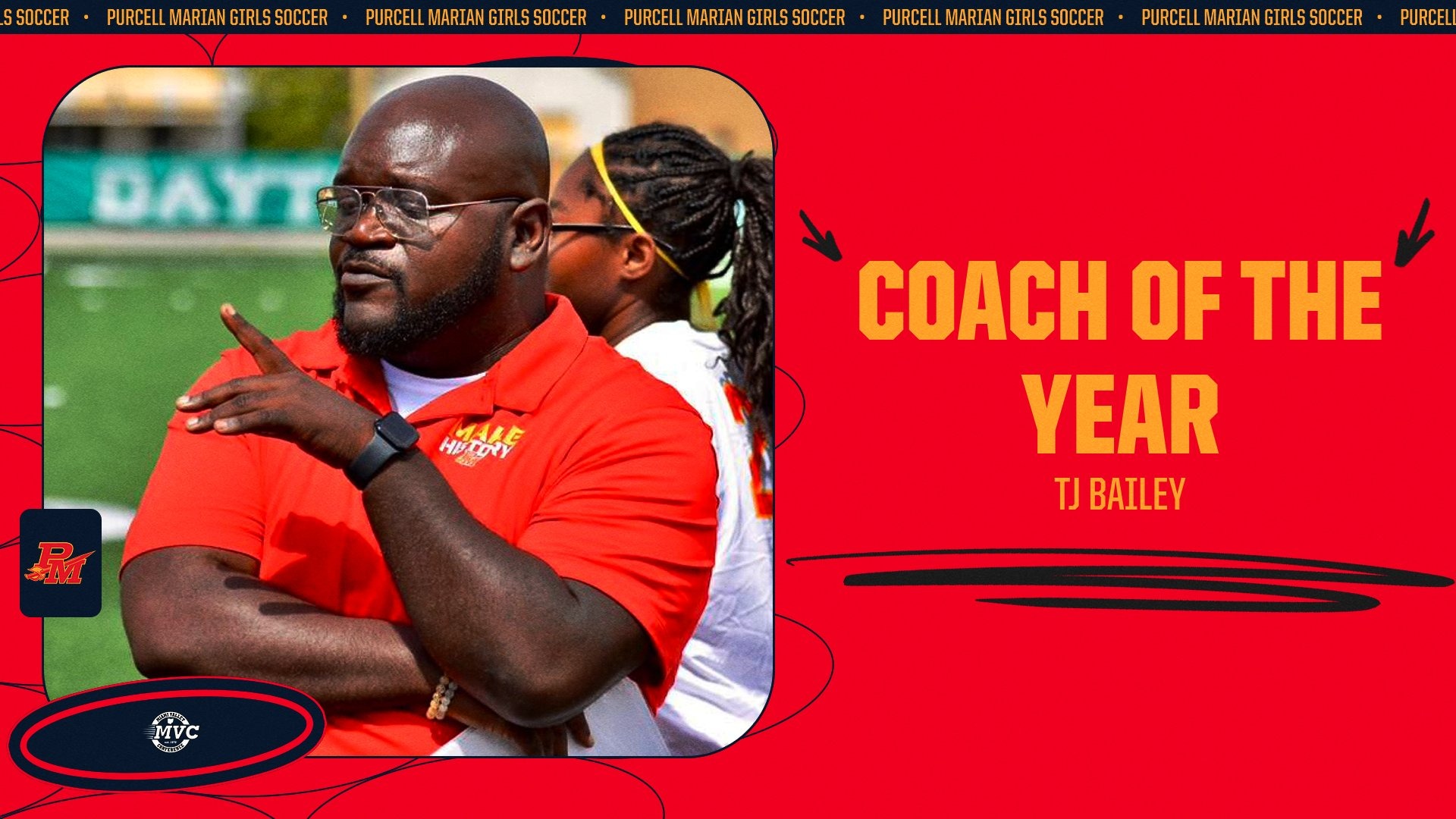 Slide 5 - TJ BAILEY NAMED MVC GRAY DIVISION COACH OF THE YEAR