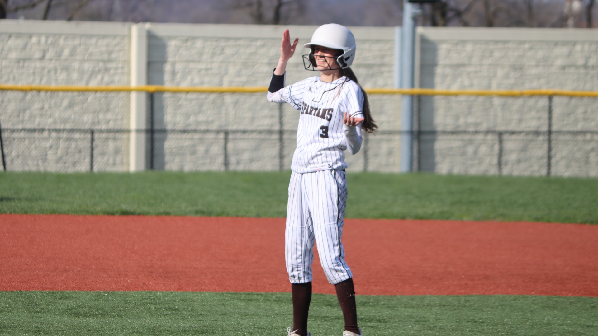 Slide 0 - Softball defeats Deer Park 10-5