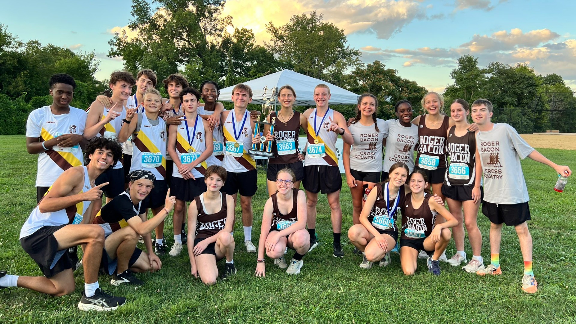 Slide 0 - Cross Country is the 2025 Clark Montessori Invitational champs!