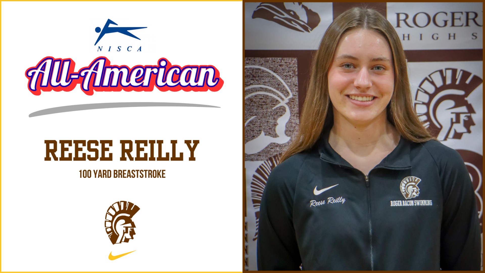 Slide 6 - Reese Reilly named NISCA All-American for third year in a row