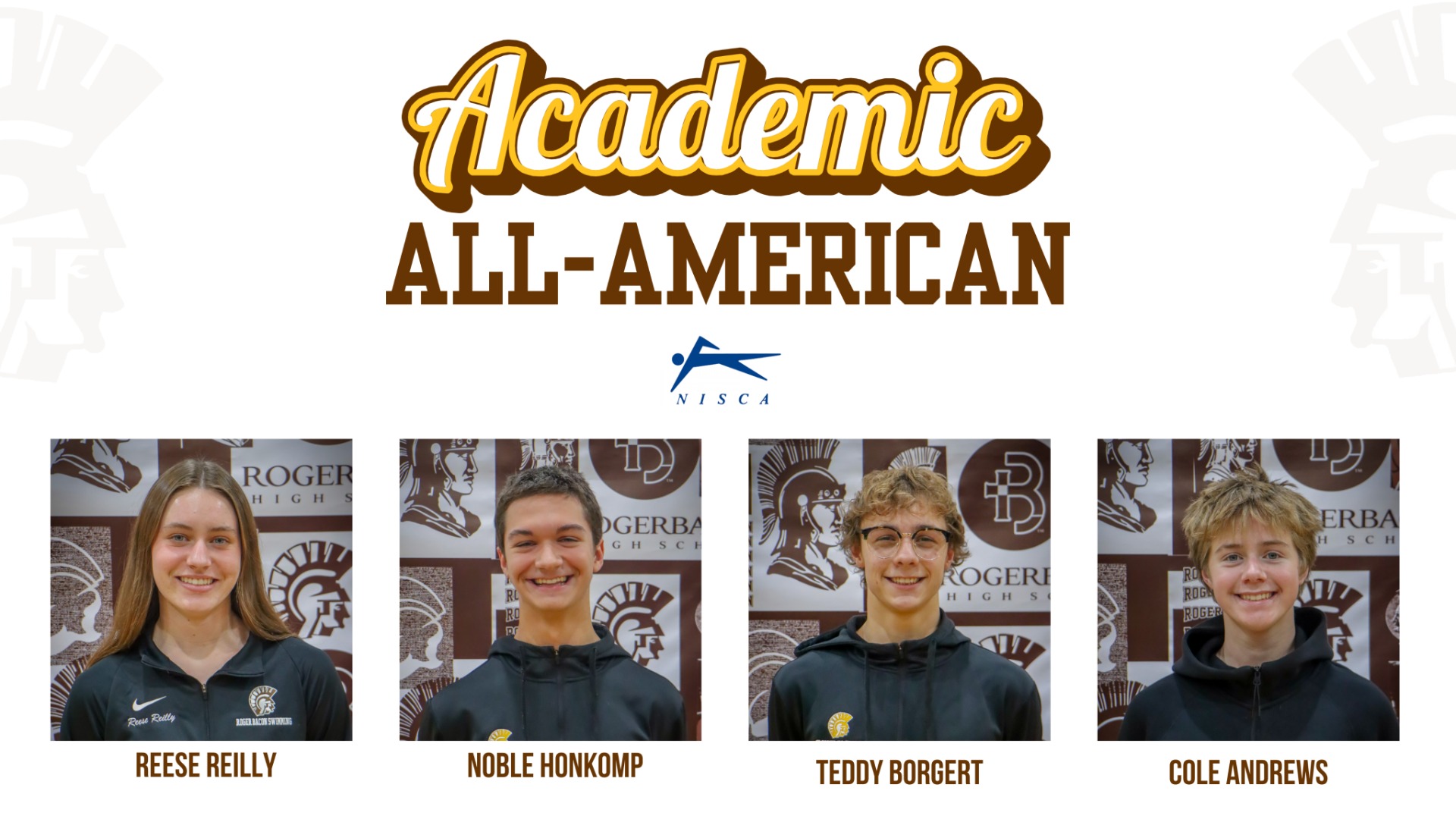 Slide 7 - 4 Spartans earn NISCA Academic All-American honors
