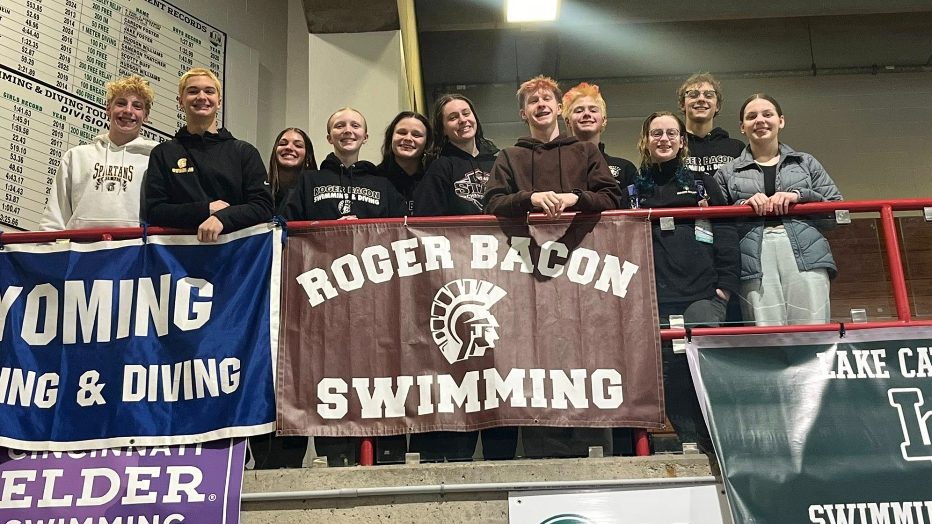 Slide 3 - SWIMMING AT STATE!