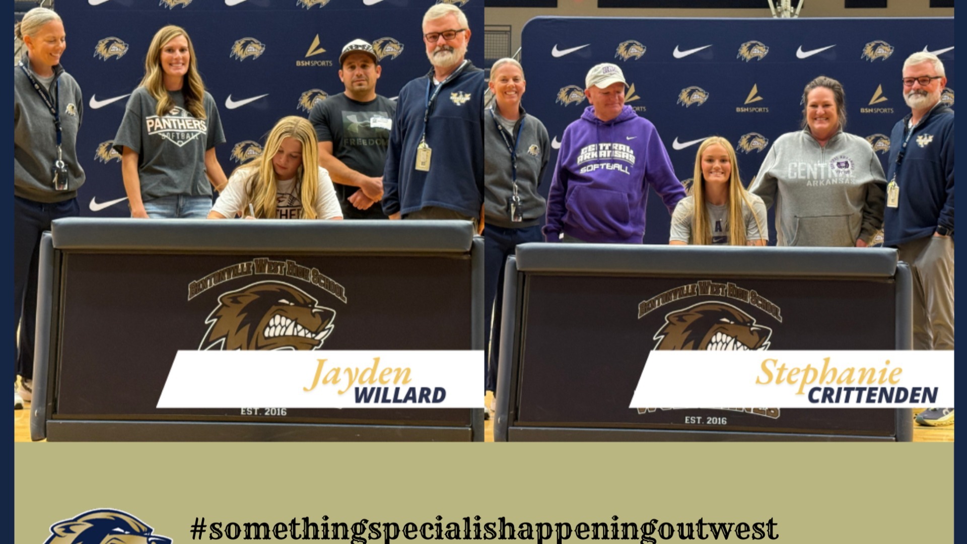 Slide 3 - Bentonville West National Signing Day 