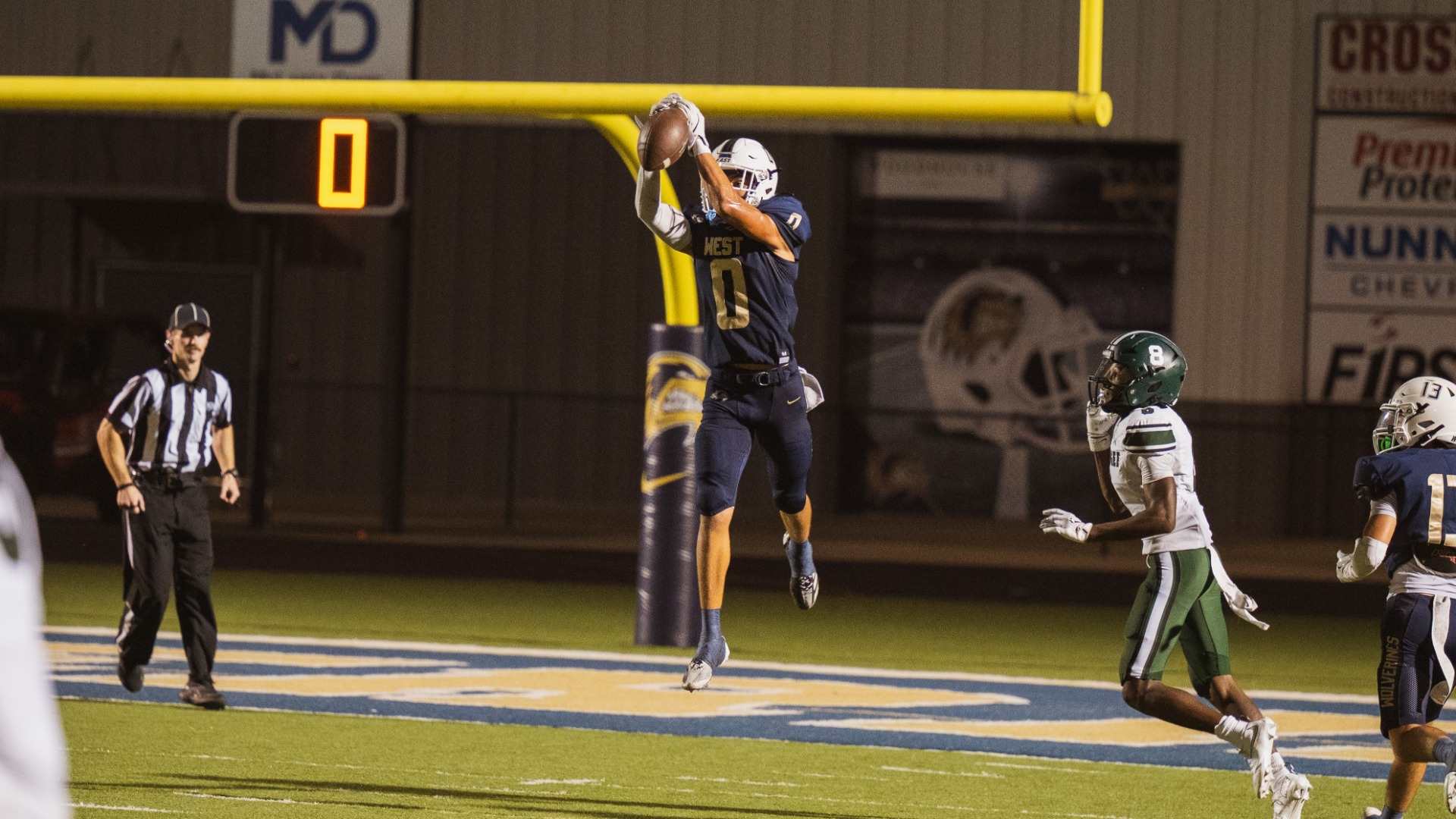 Slide 5 - Ashton Jones returns 91 Yard INT!!
