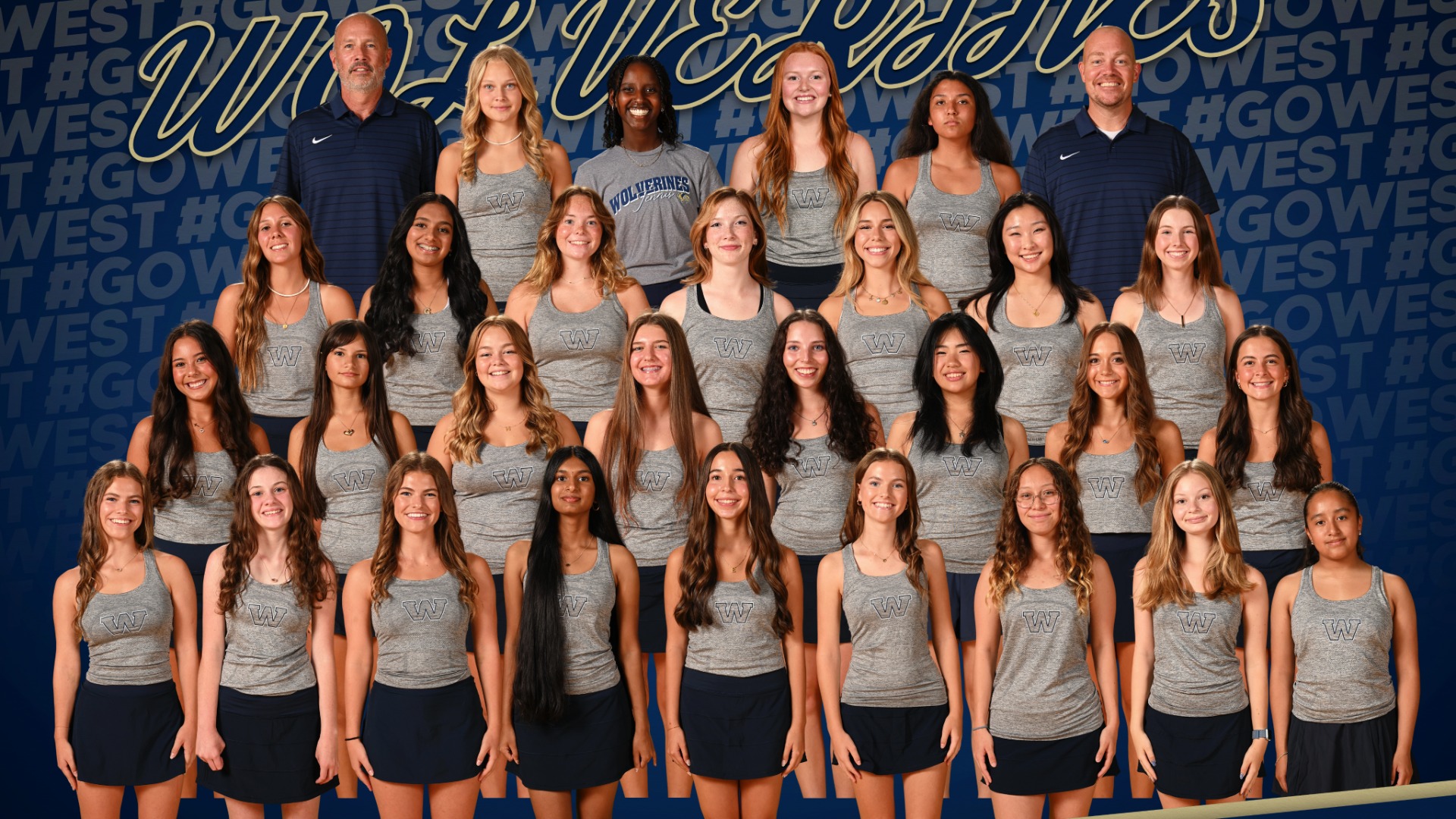 Girls Tennis Team Photo