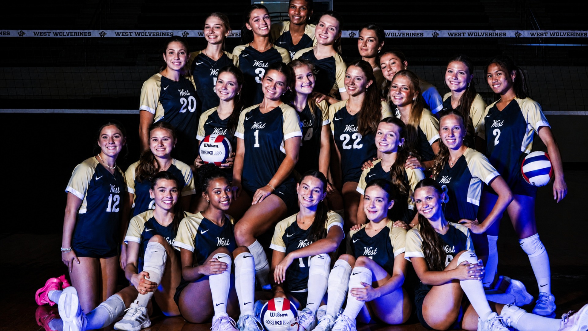 Girls Volleyball Team Photo
