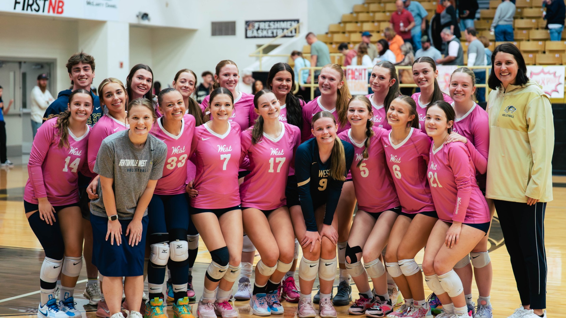 Girls Volleyball Team Photo