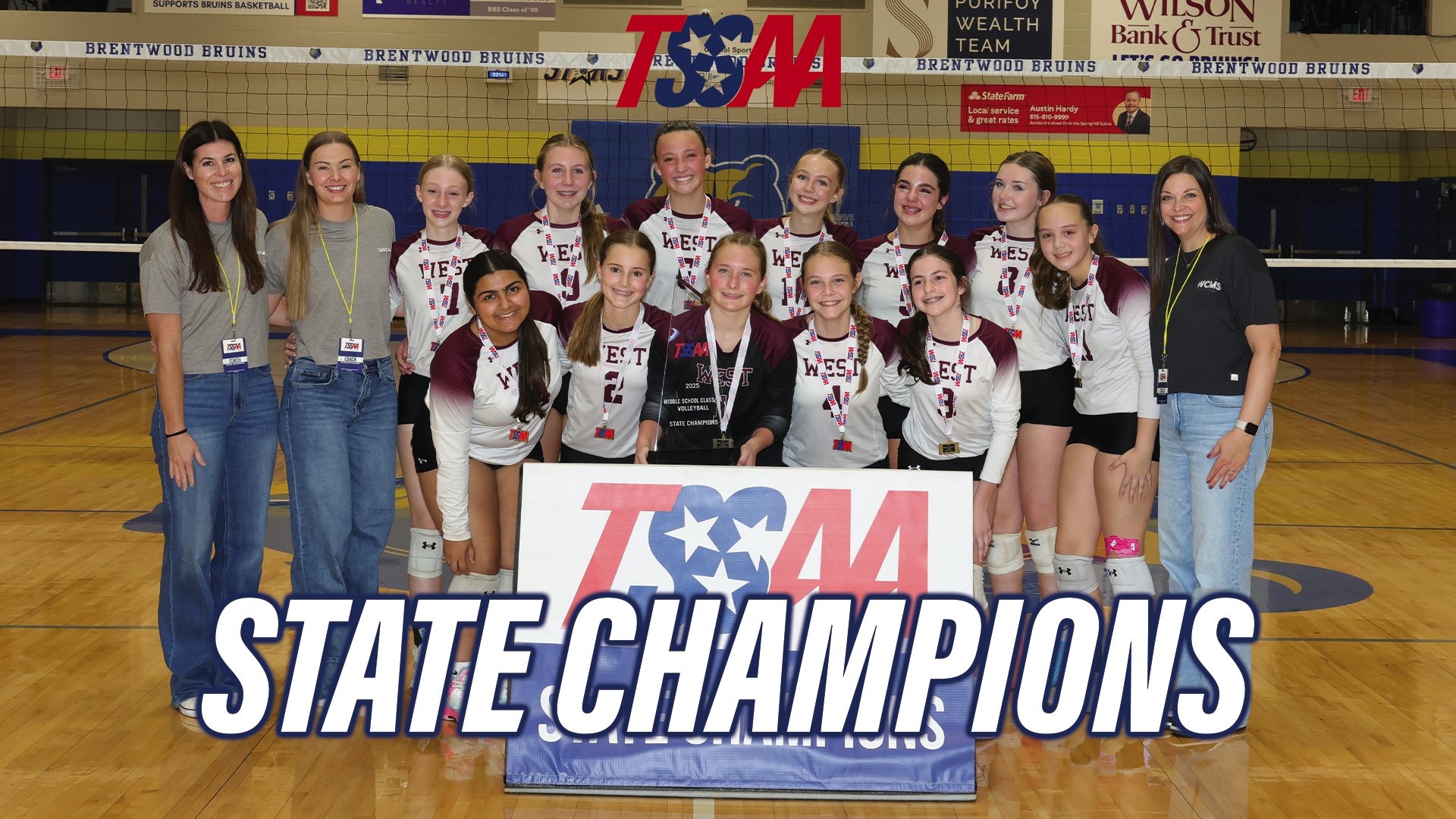 Slide 1 - 2025 Class AA - West Collierville Middle