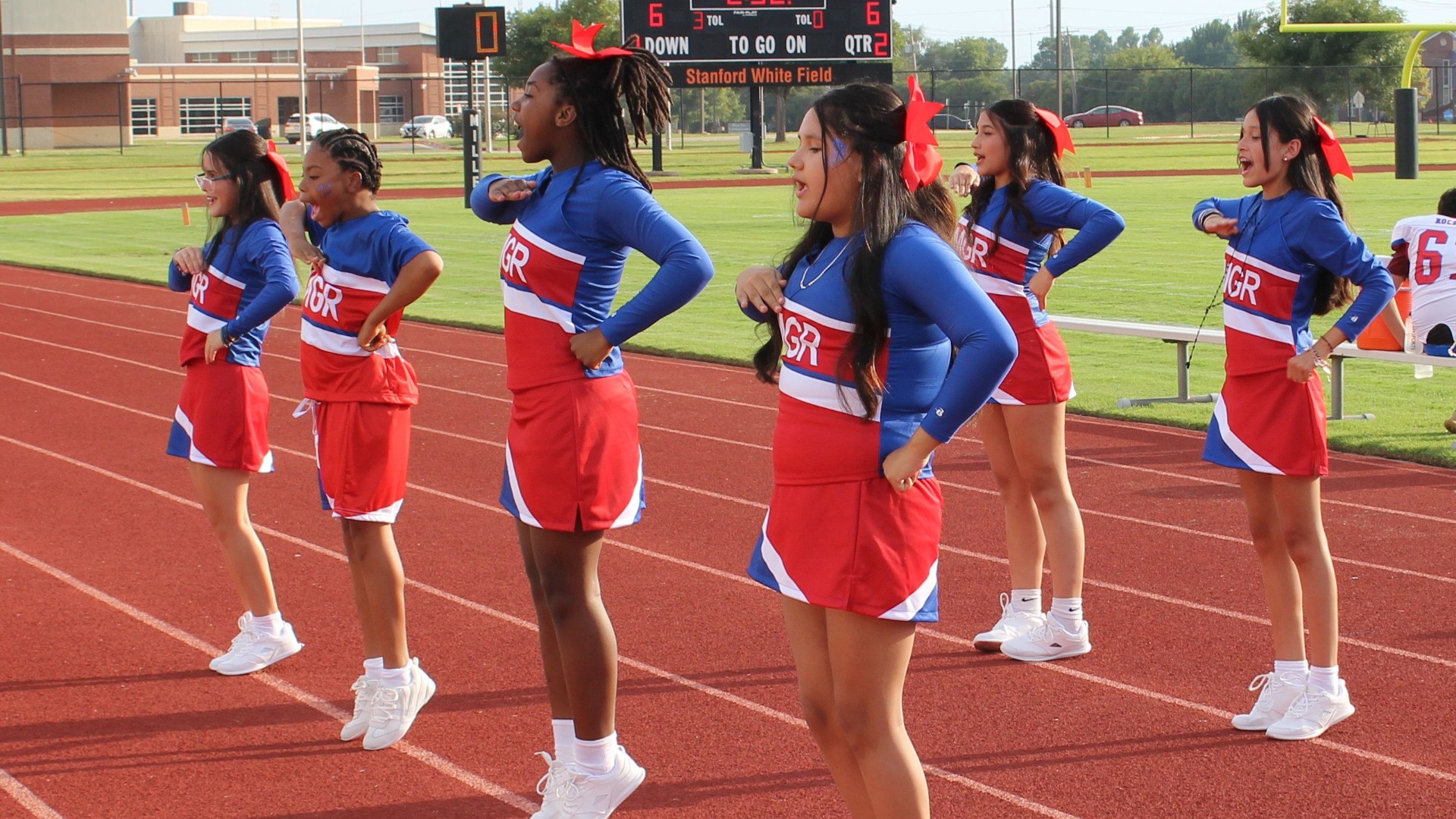 Slide 6 - MGR Cheer brings energy and spirit to the sidelines