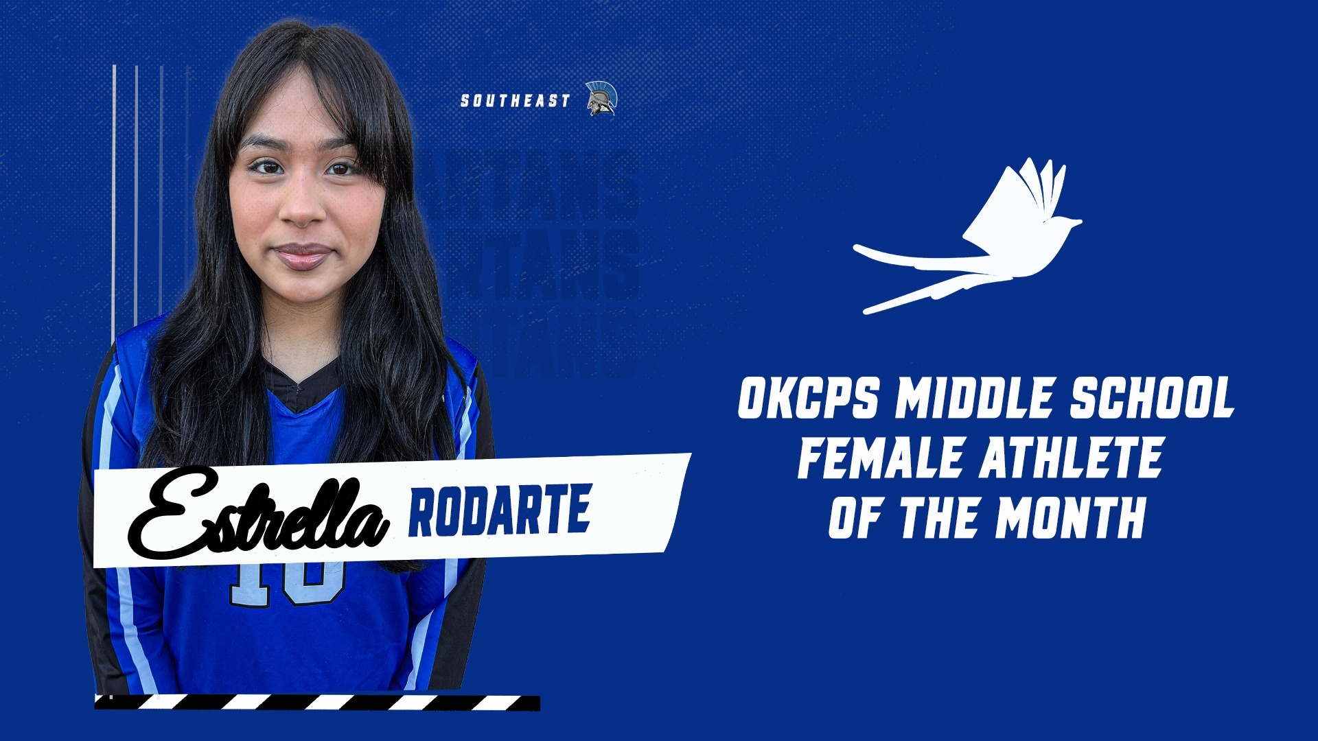 Slide 1 - Estrella Rodarte Named OKCPS October Athlete of the Month