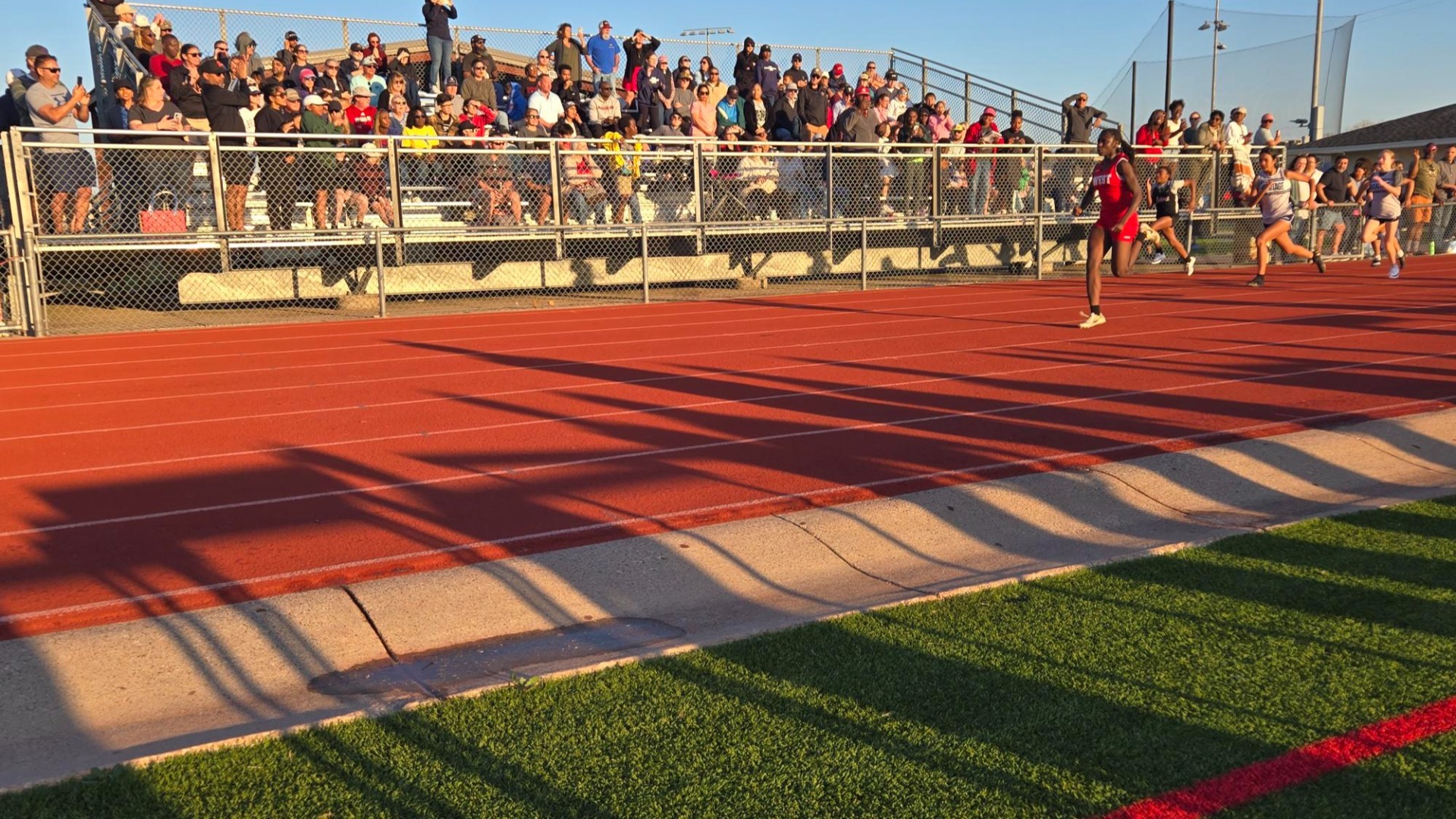 Slide 0 - Aubrey Forte dominating in the 100 meter dash and 200 meter dash!