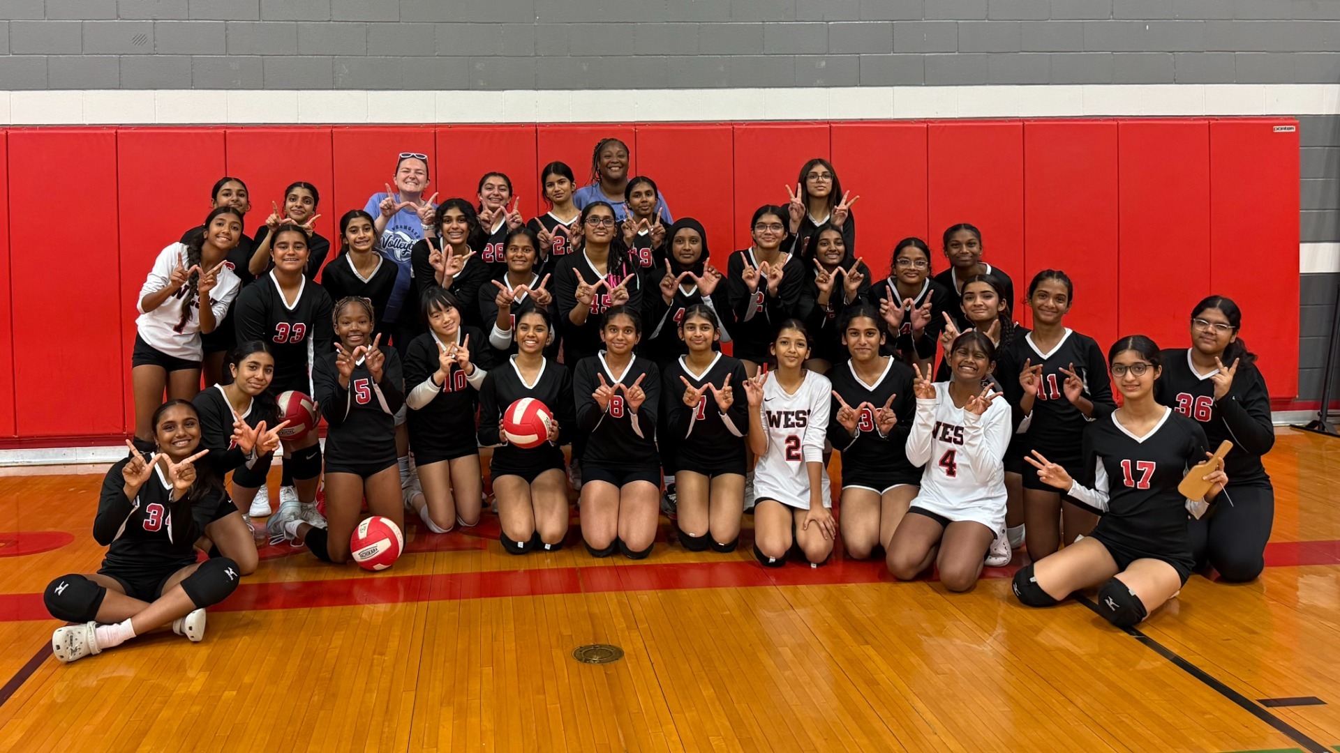 Slide 0 - 8th Grade VB Ends The Season with BIG WINS!