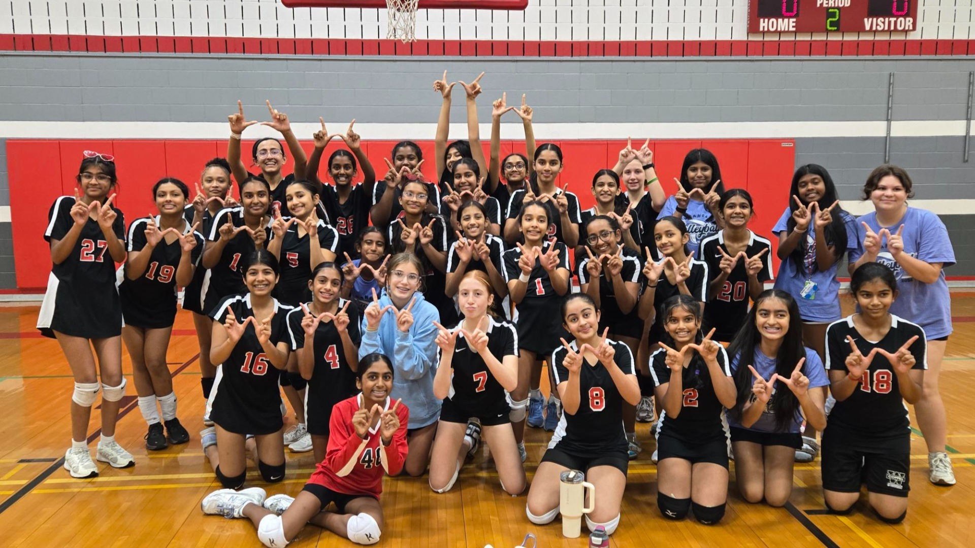 Slide 0 - Lady Wranglers SWEEP Grapevine! All teams earned a 2-0 WIN to end their regular season!  Great job Lady Wranglers!