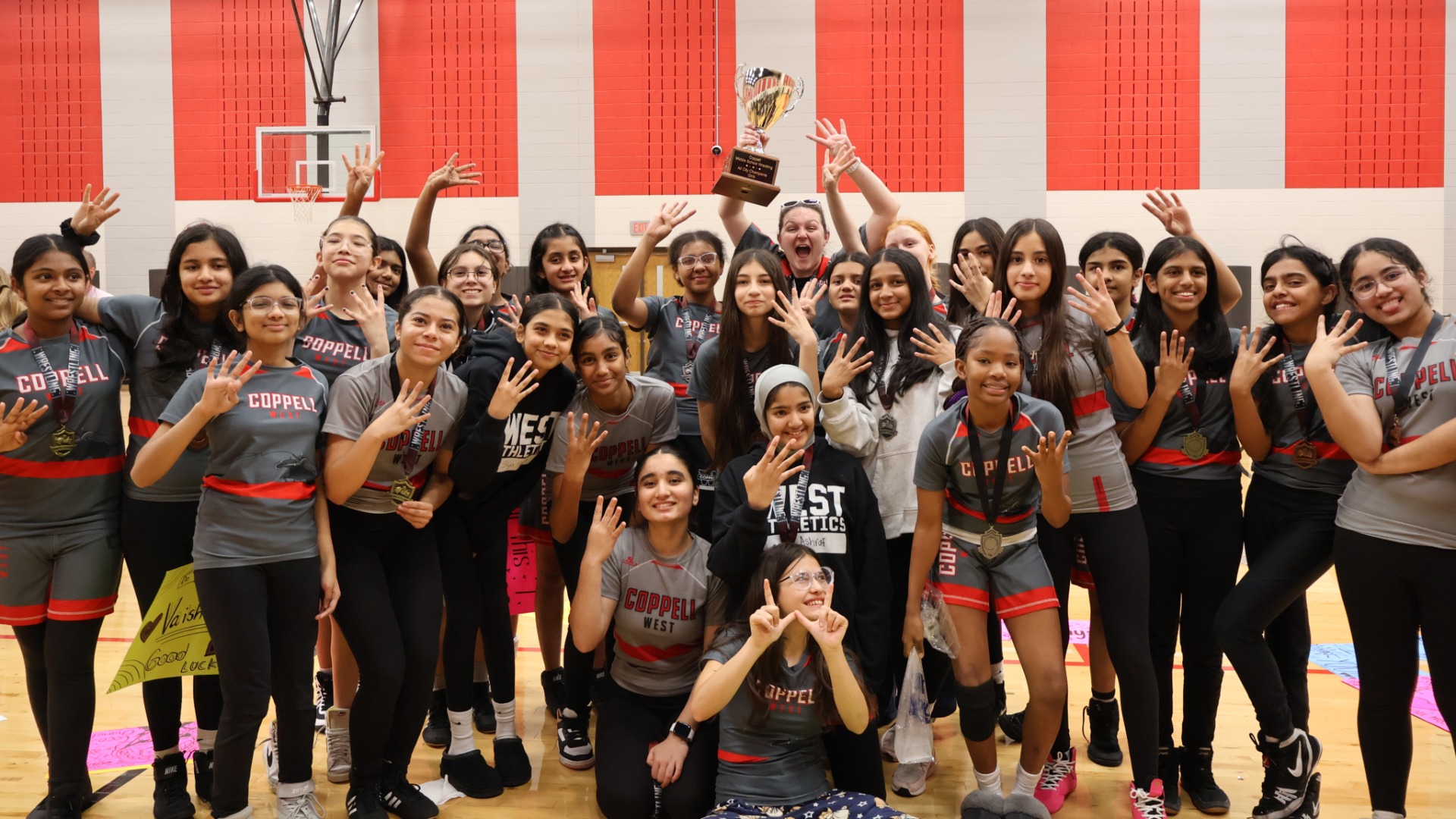 Slide 0 - GIRLS WRESTLING WINS 4TH CONSECUTIVE ALL-CITY CHAMPIONSHIP!