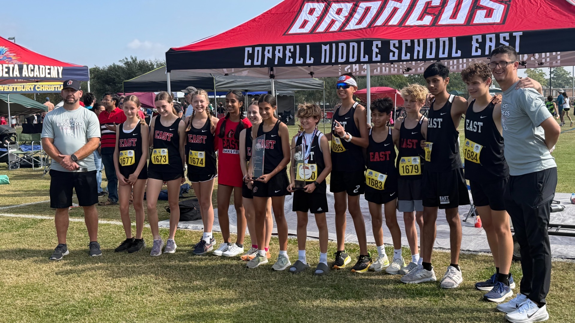 Slide 0 - East Cross Country wins at State Meet!