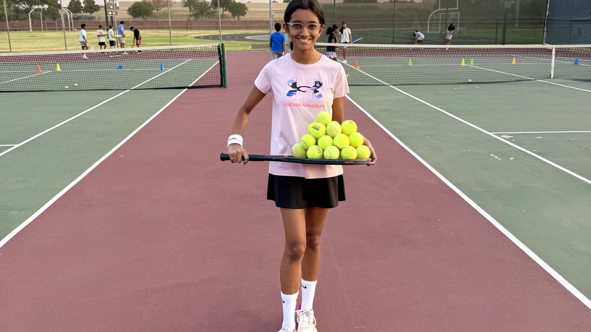 Slide 2 - Tennis Try-outs in Full Swing