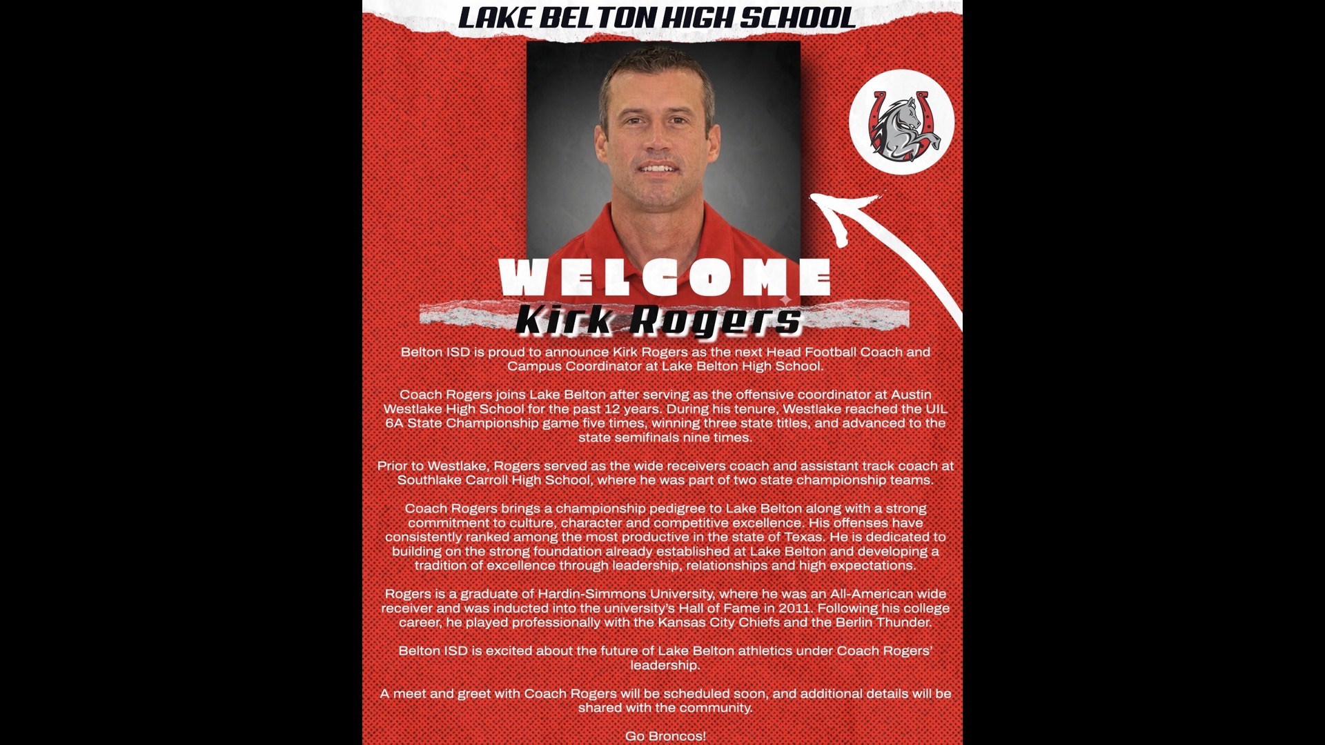 Slide 0 - Welcome Coach Rogers!