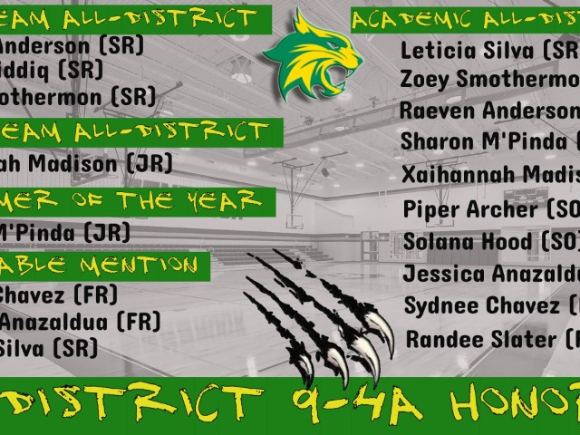 22/23 District 9-4A Honors
