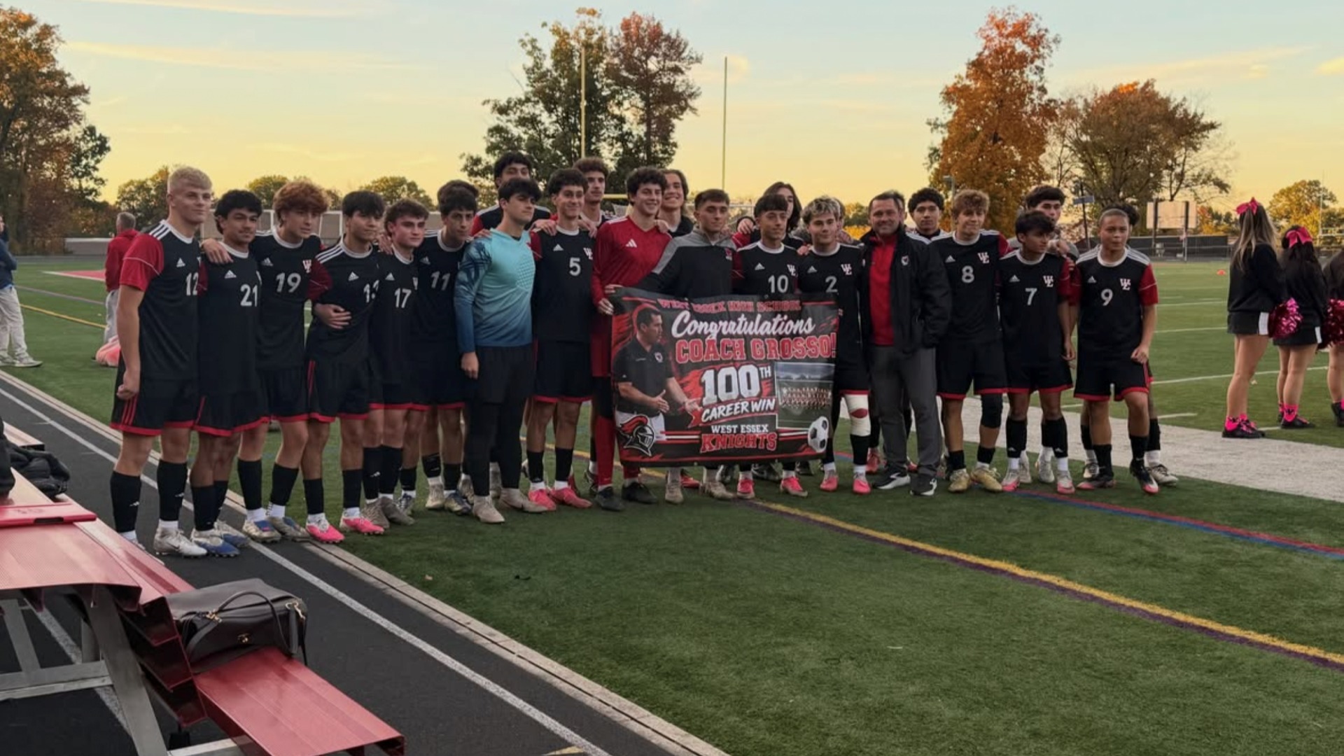 Slide 0 - Congratulations to Coach Rob Grosso on eclipsing 100 career wins on Thursday 10/15 beating Orange 5-0!!