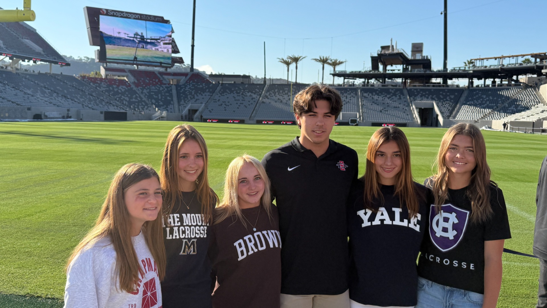 Slide 0 - Senior Athlete Commits Celebrated at Snapdragon