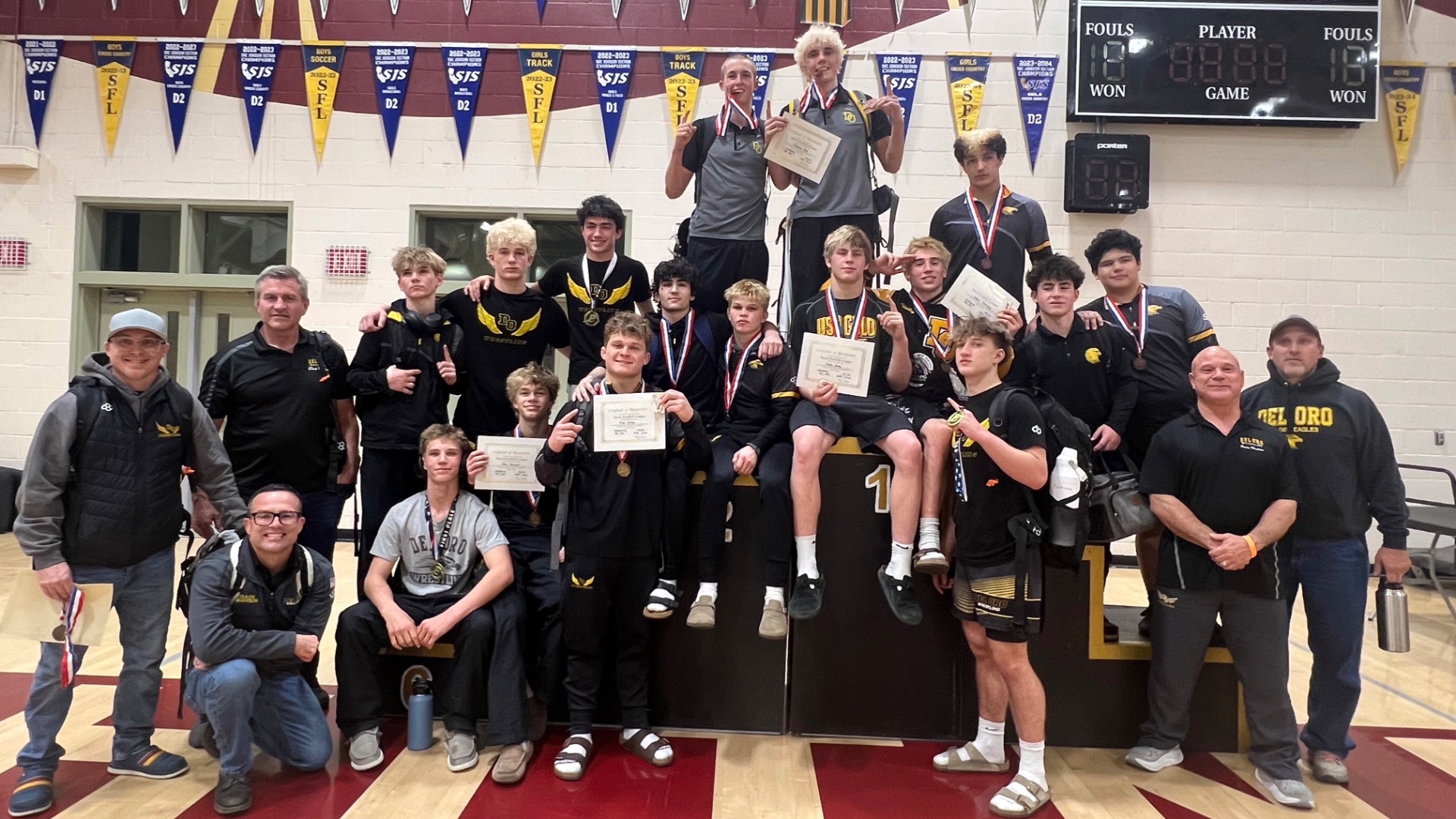 Slide 1 - Del Oro Boys Wrestling SFL Champions!