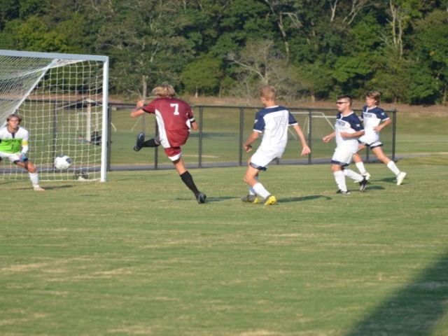 Thomas Keever shoots against Westminster Catawba